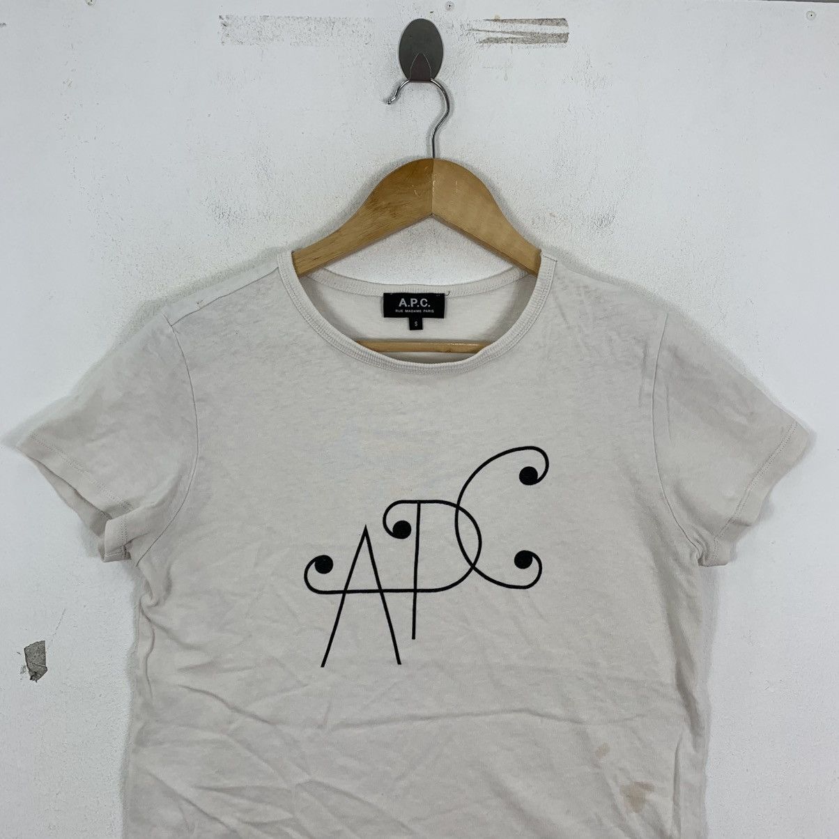A.P.C. Vintage APC Rue Madame Paris Short Sleeve Tshirt Size US S / EU 44-46 / 1 - 3 Thumbnail