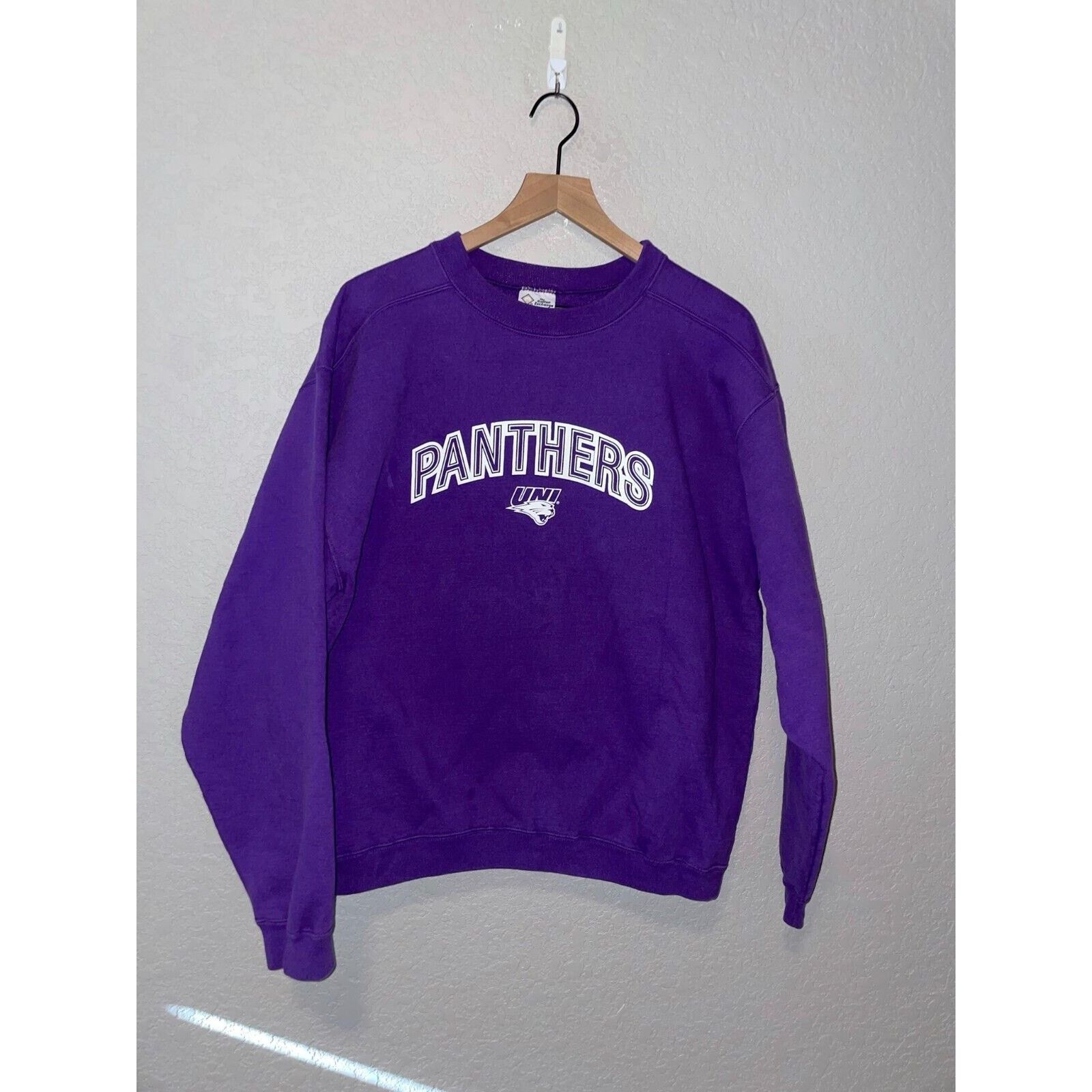 Vintage Vintage Northern Iowa University Sweatshirt Crewneck 90s L Size US L / EU 52-54 / 3 - 1 Thumbnail