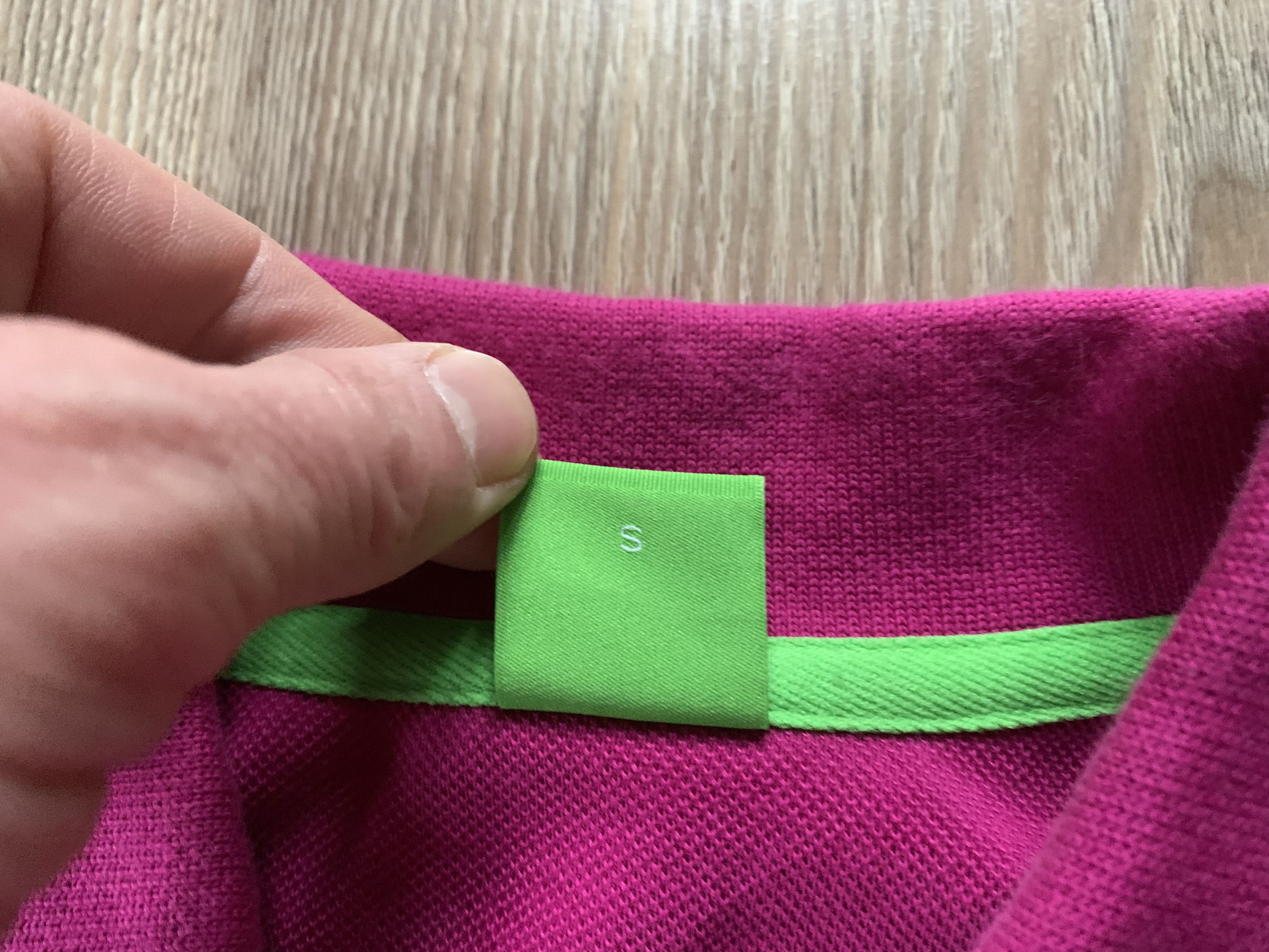 Hugo Boss Hugo Boss Modern Fit Cotton Mens Pink Polo Size US S / EU 44-46 / 1 - 9 Thumbnail