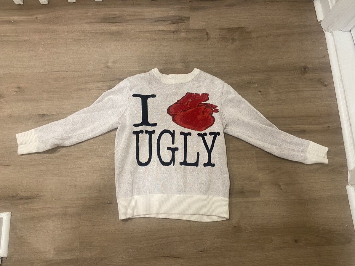 Japanese Brand × Vintage “I 🫀 UGLY” KNITTED SWEATER Size US M / EU 48-50 / 2 - 1 Thumbnail
