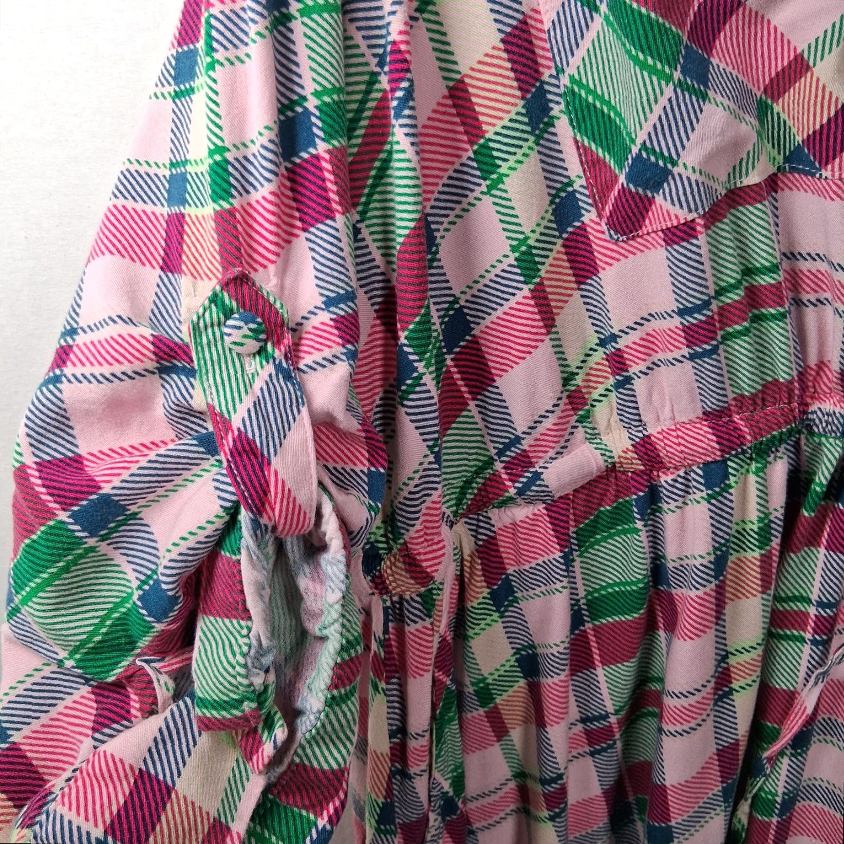 Torrid VINTAGE Torrid Dress Plaid Pattern Knit Zip V-Neck 3X 3/4 Sleeve Midi High Low Shirt Dress Women Plus Size XXL / US 16-18 / IT 52-54 - 6 Thumbnail