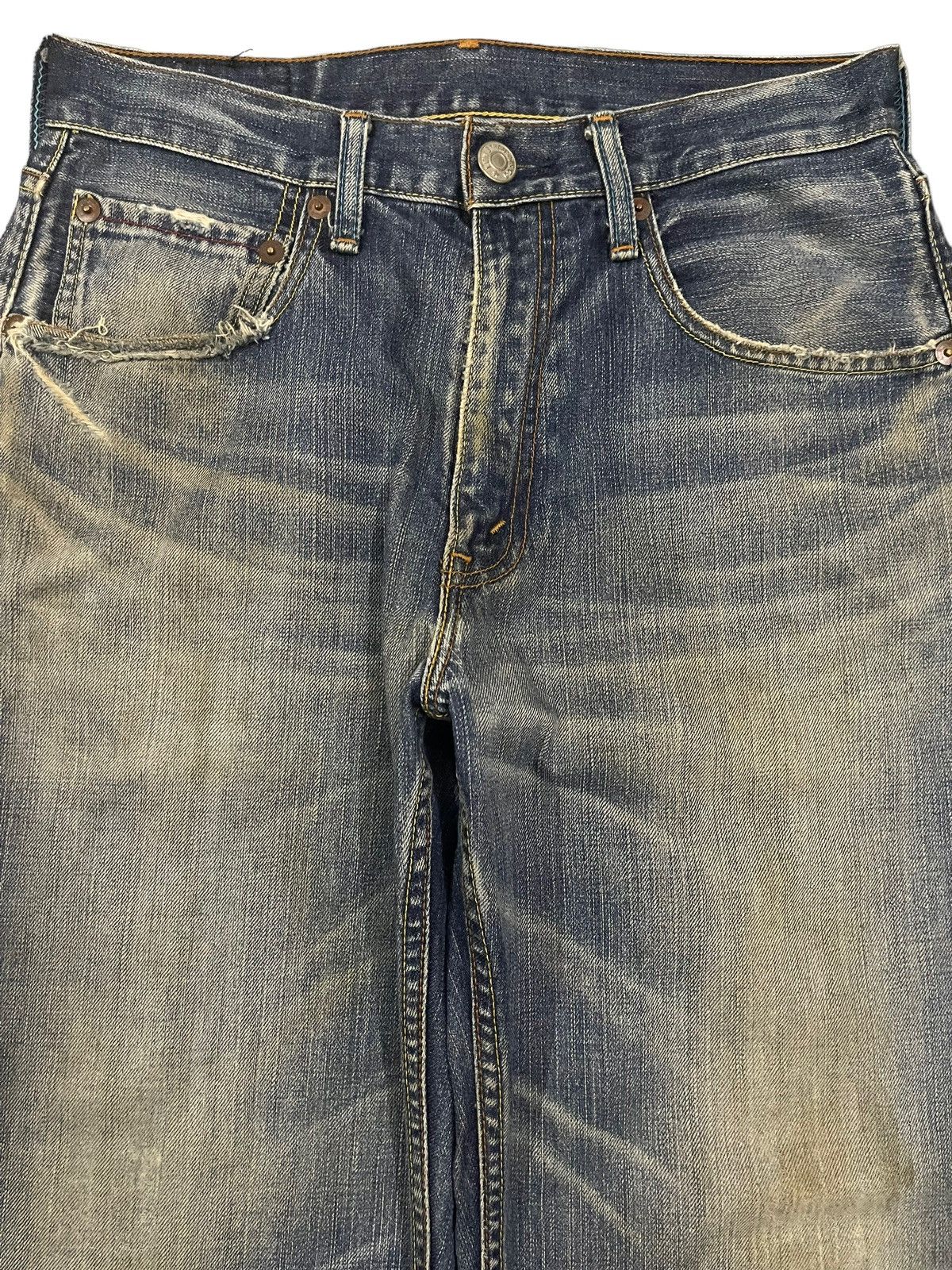 Levi's Vintage 90s Levis 709 Blue Wash Style Baggy Jeans Size US 31 - 3 Thumbnail