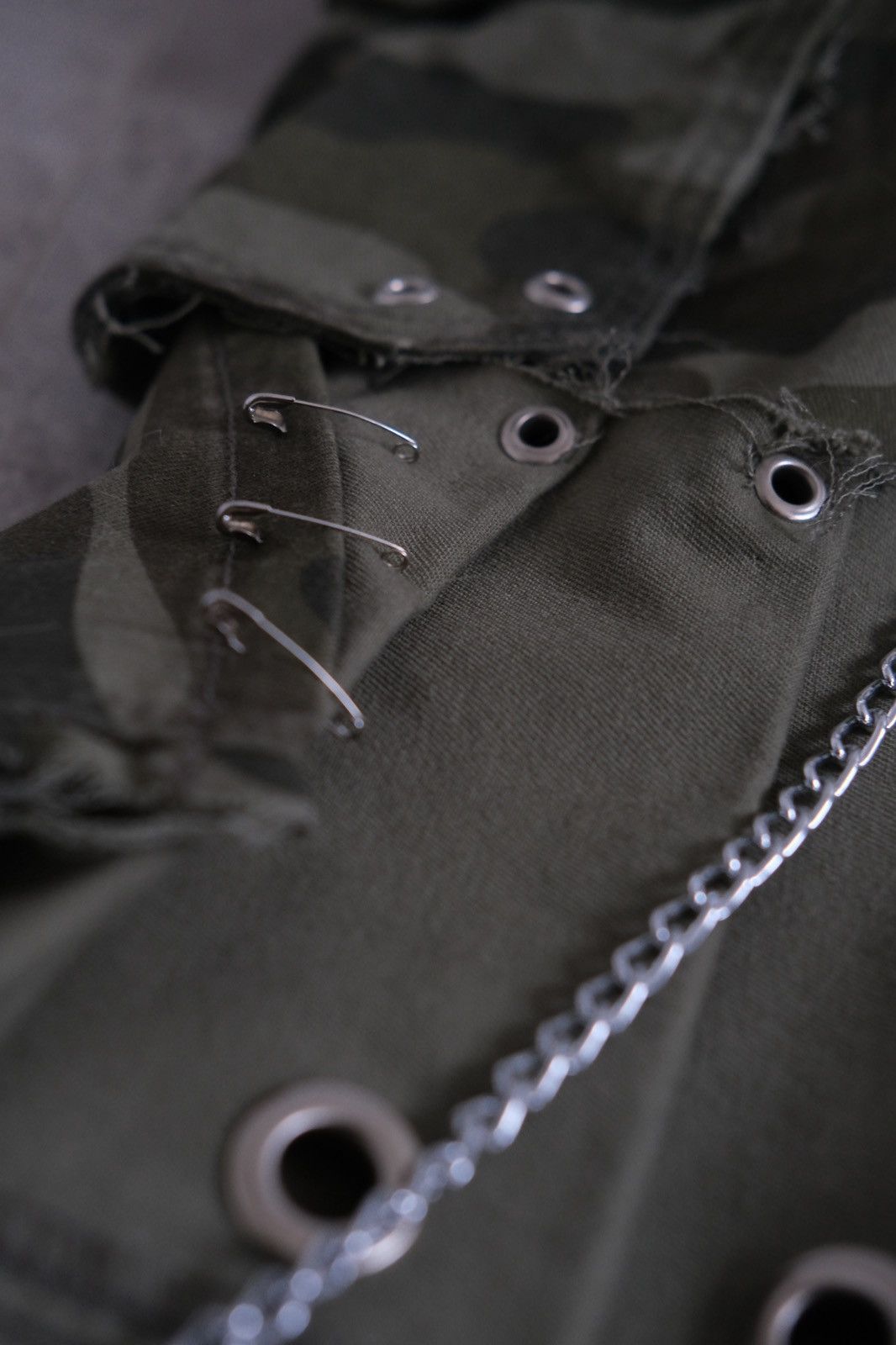 Handmade × Vintage Custom denim skirt y2k avant-garde Size 28" / US 6 / IT 42 - 11 Thumbnail