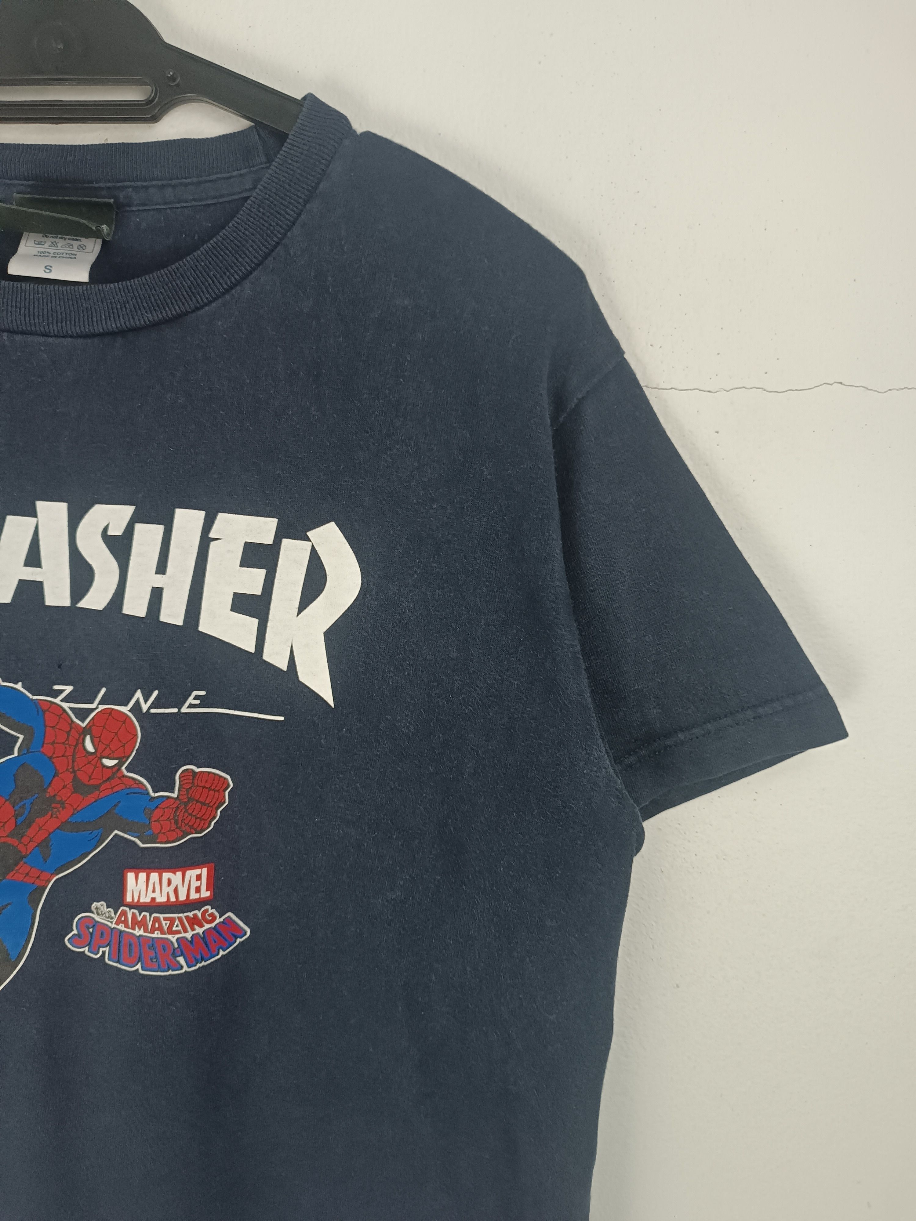 Marvel Comics VINTAGE THRASHER X MARVEL SPIDERMAN FADED TEE IRONMAN XMEN Size US S / EU 44-46 / 1 - 6 Thumbnail