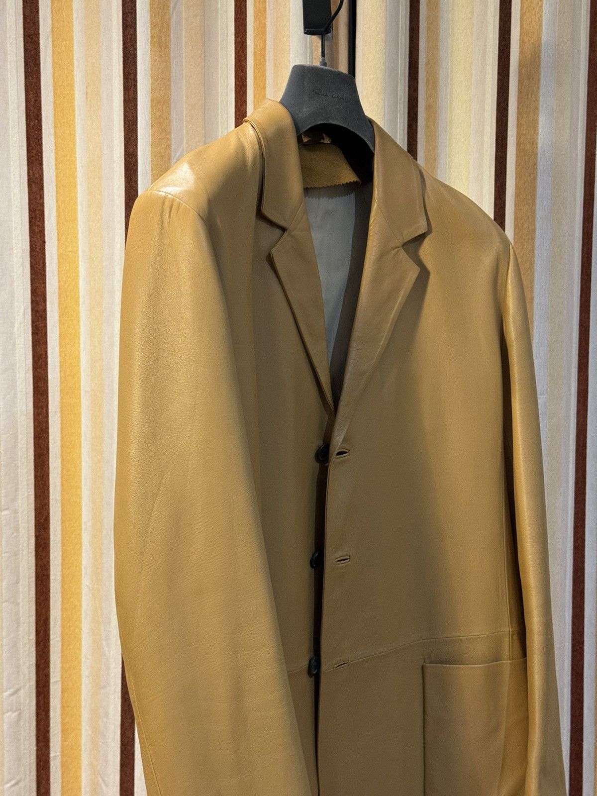 Loewe Loewe Vintage Brown Tan Superb Soft Leather Blazer Jacket 50 Size US M / EU 48-50 / 2 - 3 Thumbnail