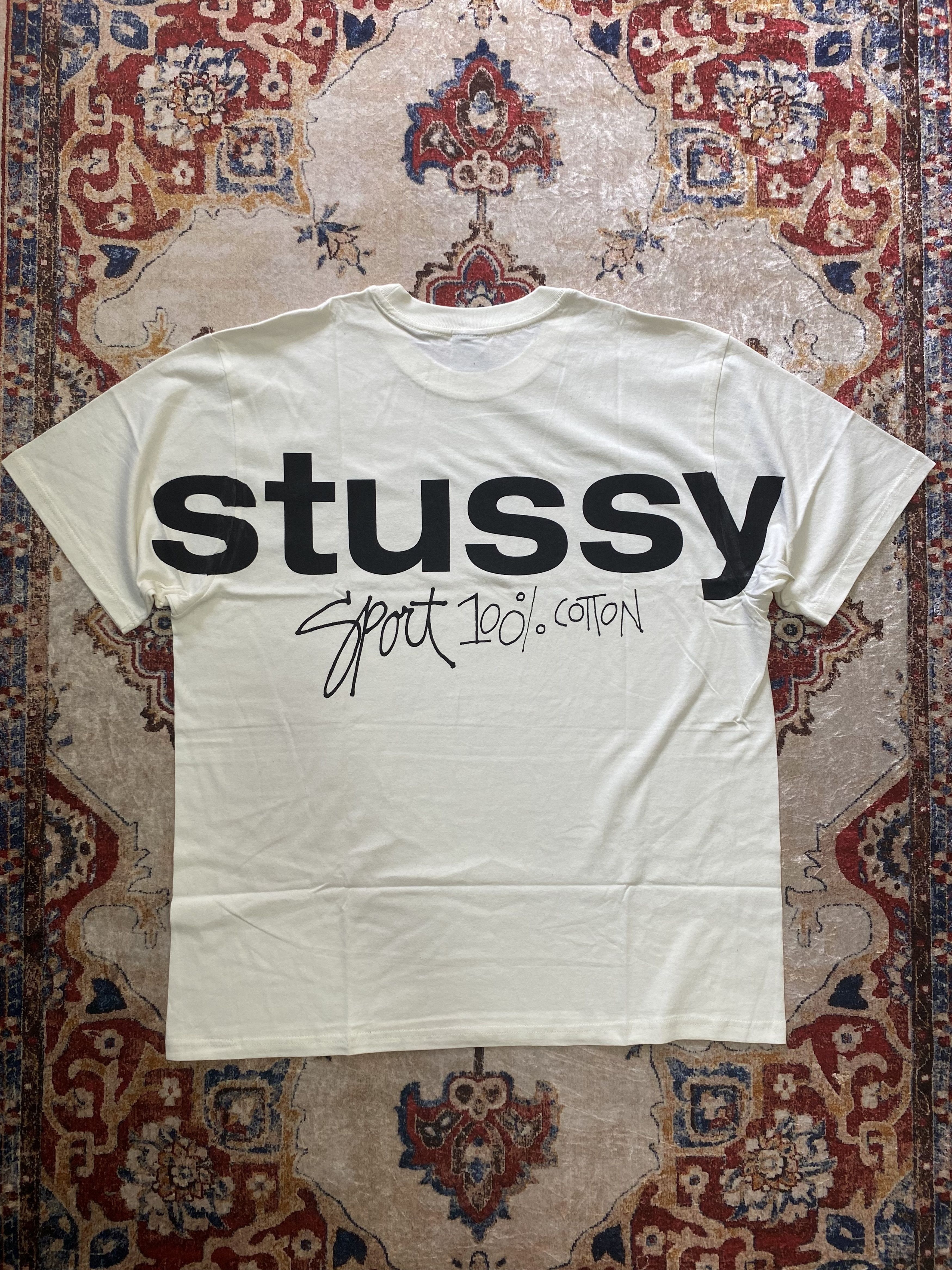 Stussy Stussy Sport 100% Pig. Dyed Tee - Natural Size US L / EU 52-54 / 3 - 5 Thumbnail