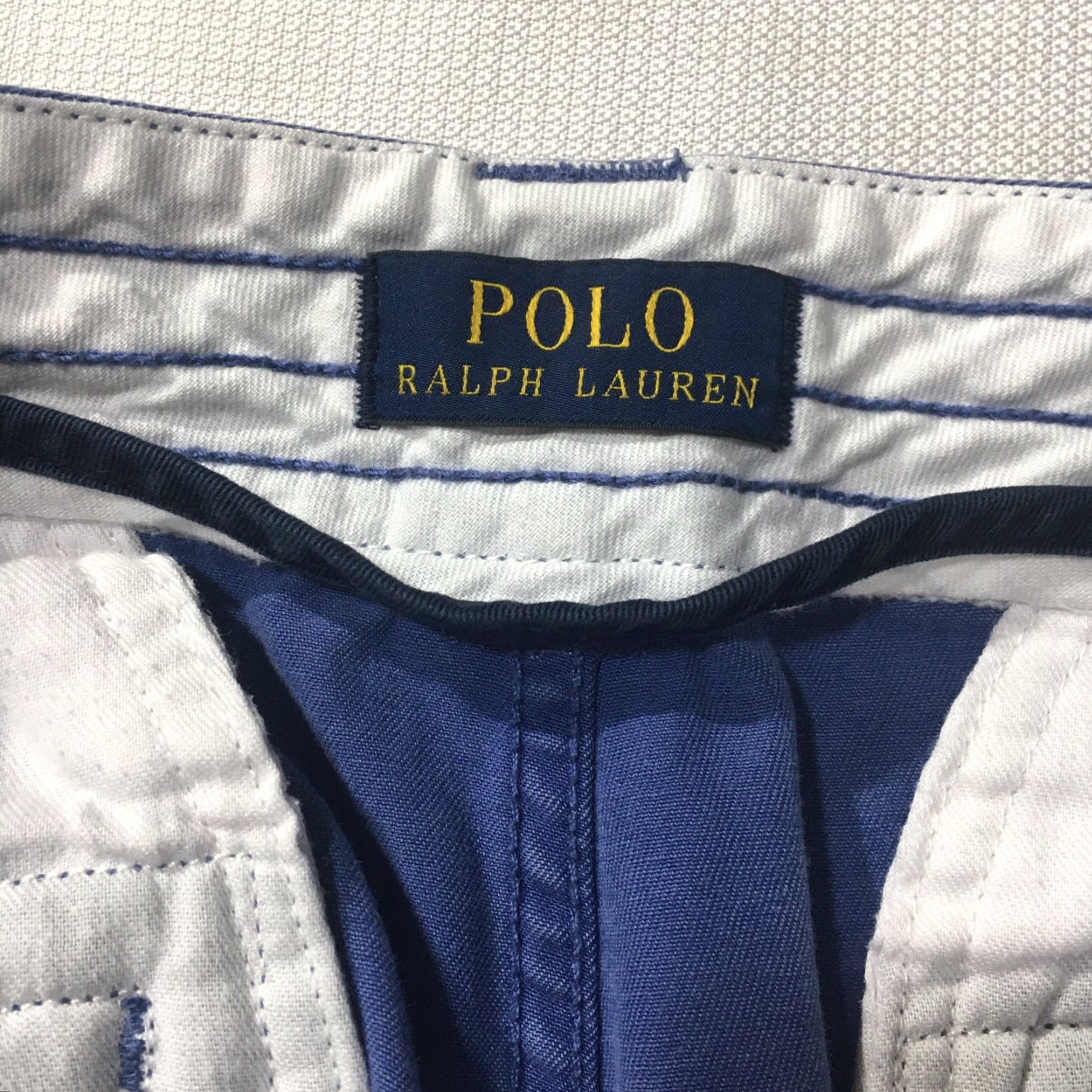 Polo Ralph Lauren Polo Ralph Lauren Mens Chino Shorts Size 36 Cargo Pocket Blue Size US M / EU 48-50 / 2 - 6 Thumbnail