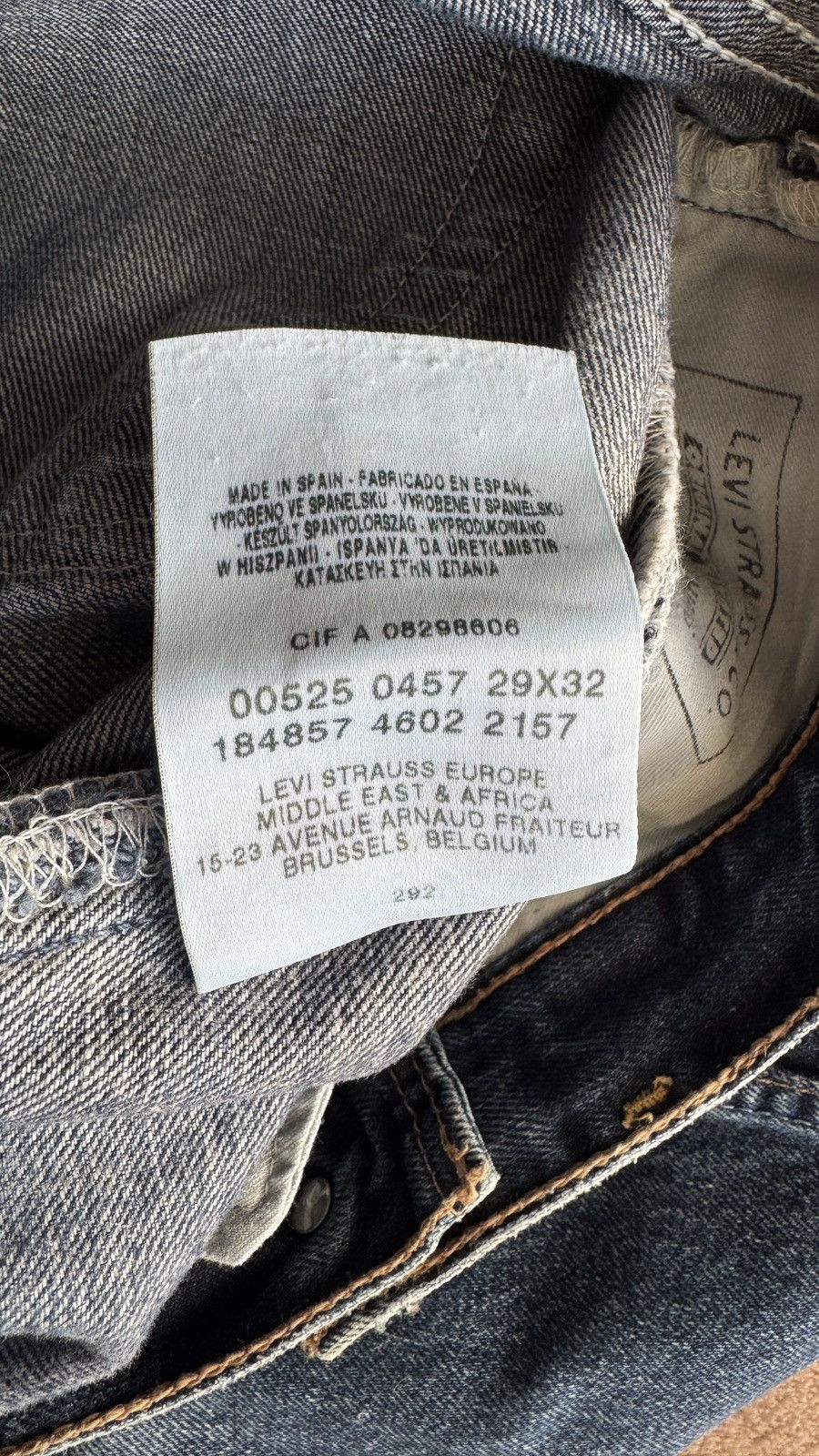 Japanese Brand Flared Crazy Levis Jeans Y2K Mudwash Denim LGB if6was9 vibe Size US 29 - 8 Thumbnail