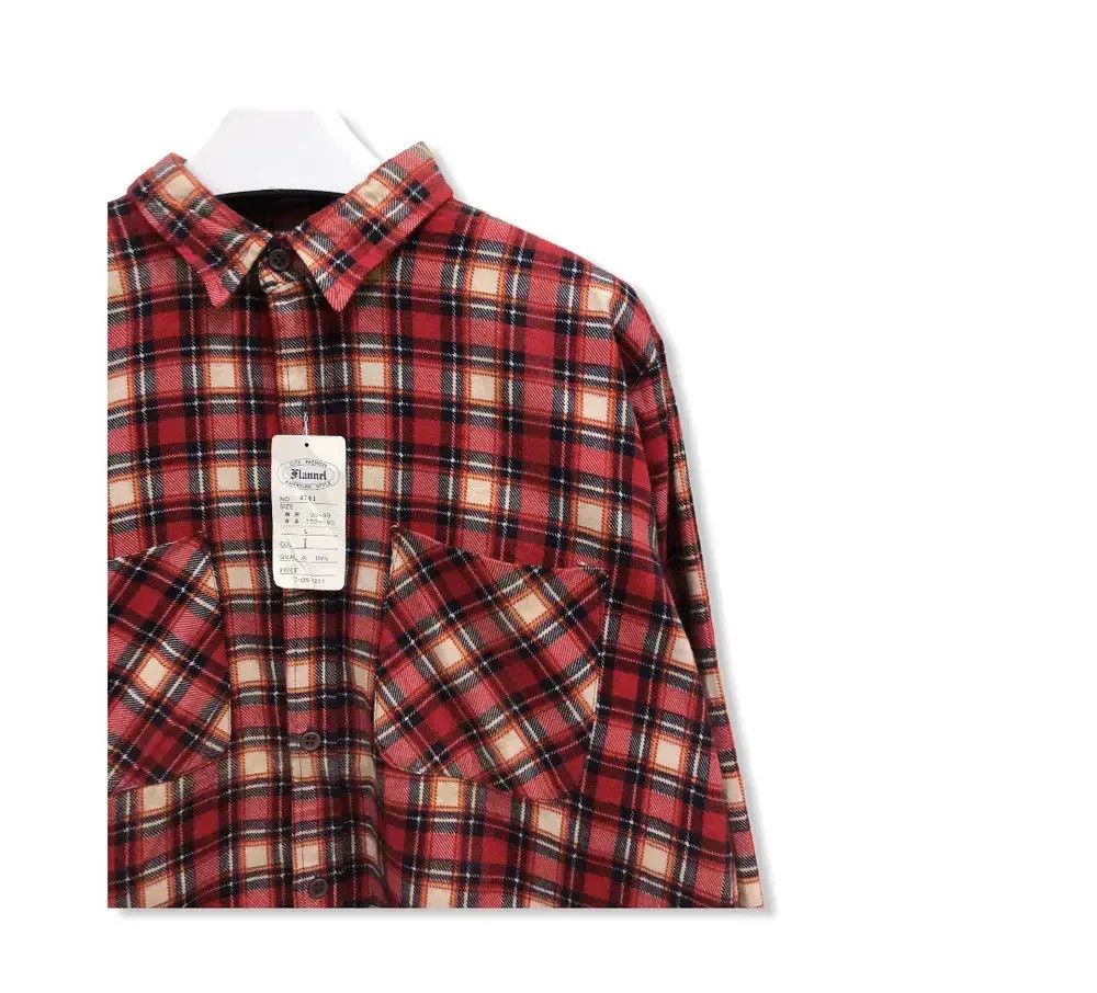 Vintage American Style Flannel Shirt 👕 Size US S / EU 44-46 / 1 - 2 Thumbnail