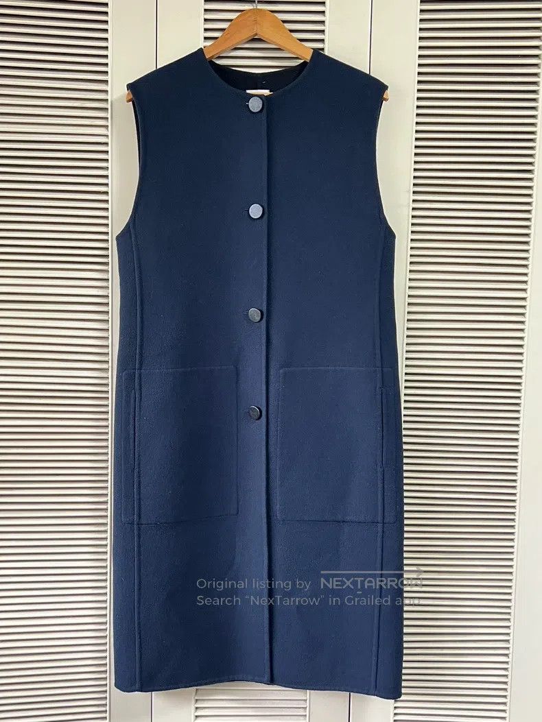 Hermes Hermes Dark blue cashmere vest Size M / US 6-8 / IT 42-44 - 1 Thumbnail