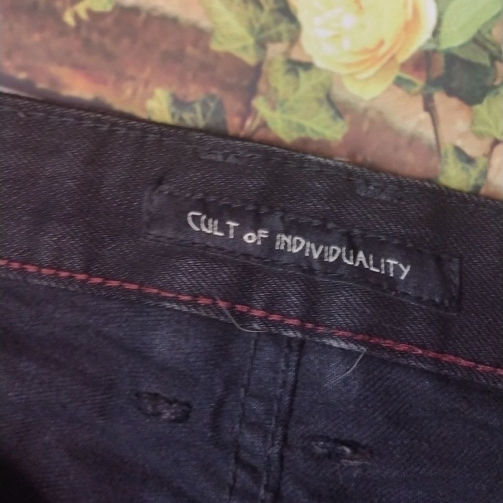 Cult Of Individuality CULT of individuality black rebel straight jeans size 40x34 Size US 40 / EU 56 - 3 Thumbnail