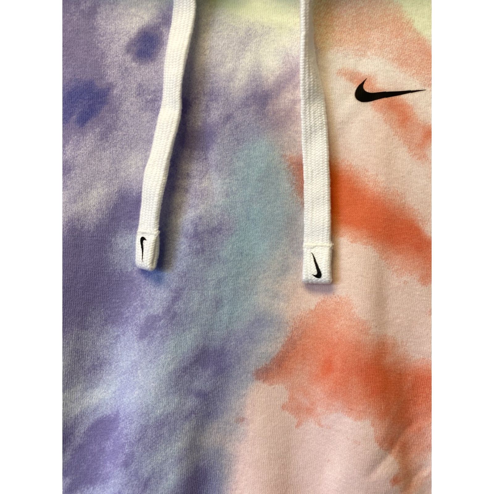 Nike Nike Women's Tie Dye Cropped Hoodie Sweatshirt M Pastel Multicolor Activewear Casual Size M / US 6-8 / IT 42-44 - 5 Thumbnail