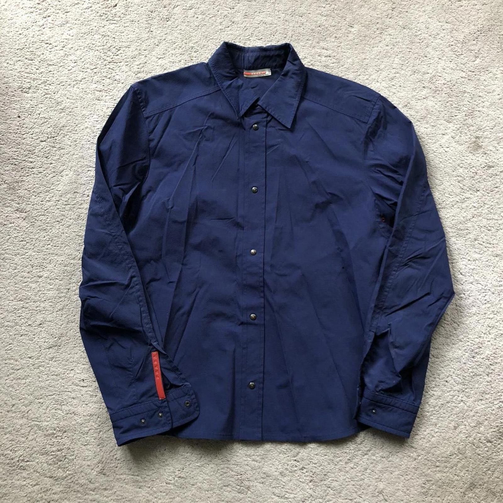 Prada Vintage Prada Red Tab Overshirt Jacket Size US L / EU 52-54 / 3 - 1 Thumbnail