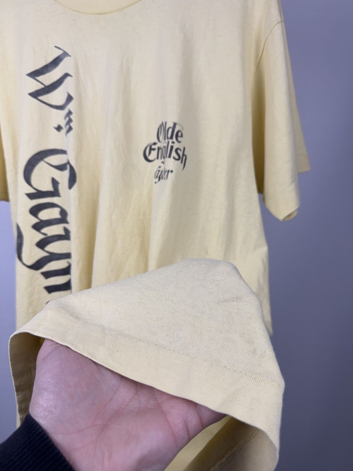 Vintage 90s Retro Gaymer's Olde English Cyder T Shirt Single Stitch Size US L / EU 52-54 / 3 - 6 Thumbnail