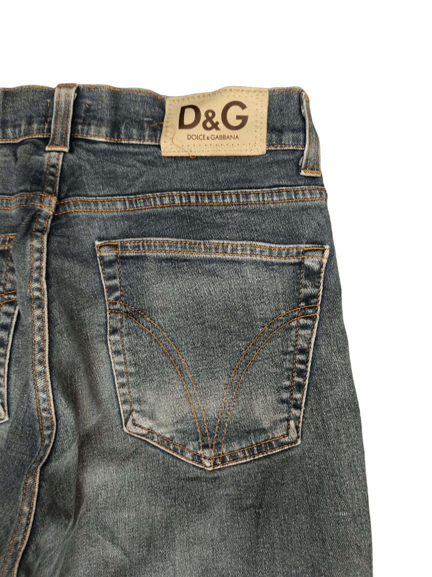 Dolce & Gabbana Vintage Dolce & Gabbana Sand Wash High Rise Denim Jeans Size 30" / US 8 / IT 44 - 13 Thumbnail