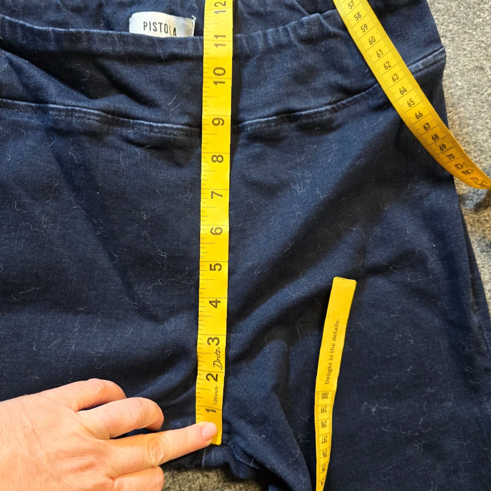 Pistola Pistola Jeans Womens Size Large Blue Straight Leg Pull On Stretch Capsule Casual Jeans Size 36" / US 14 / IT 50 - 6 Thumbnail