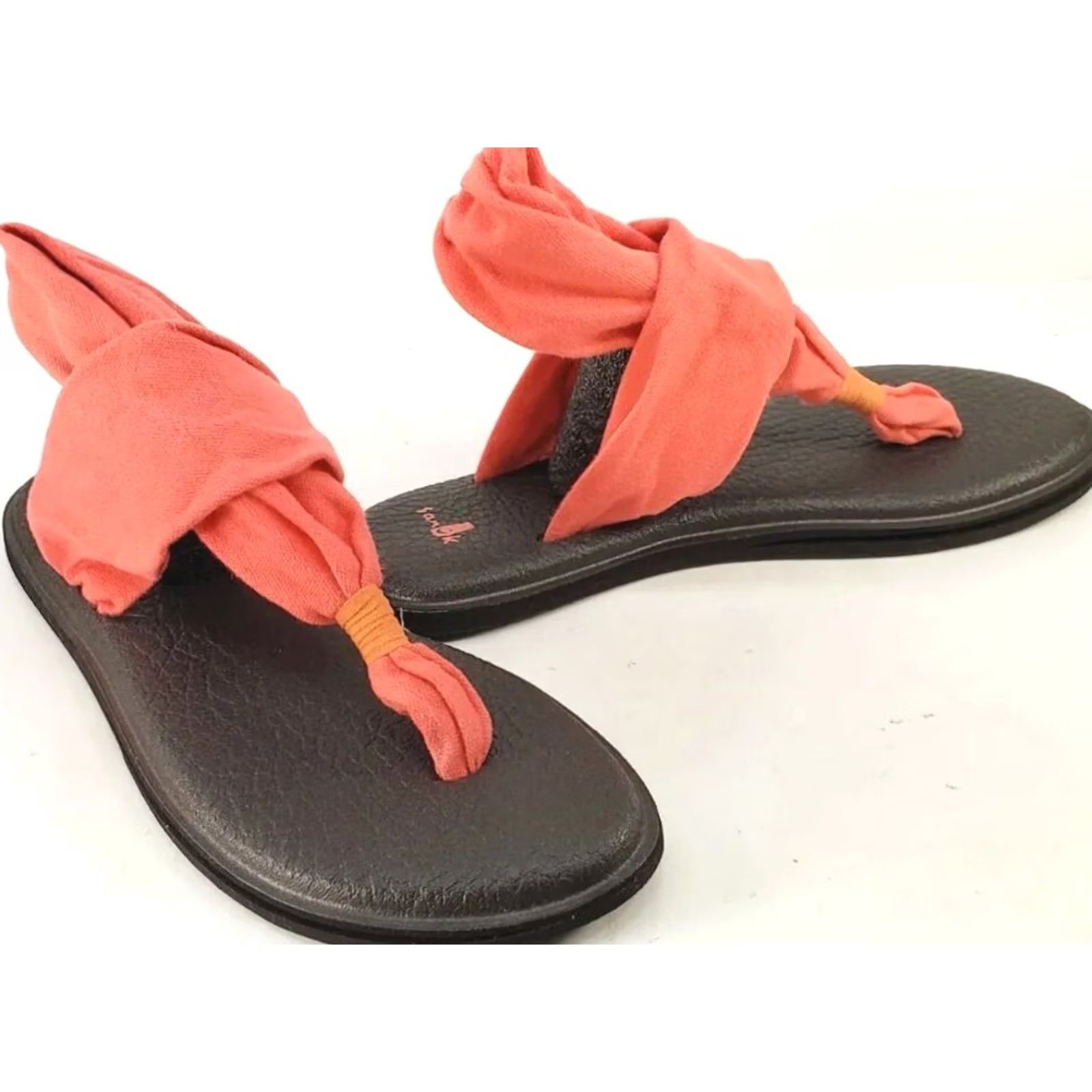 Sanuk Sanuk Yoga Sling 2 Sandals Womens Size 7 Coral Color Slip-On M Sandals Size US 7 / IT 37 - 2 Thumbnail
