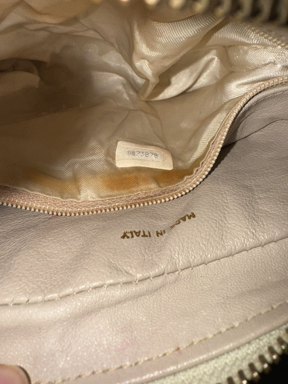 Chanel Vintage Chanel Crossbody Beige Stitched Leather Satin Bag Size ONE SIZE - 14 Thumbnail