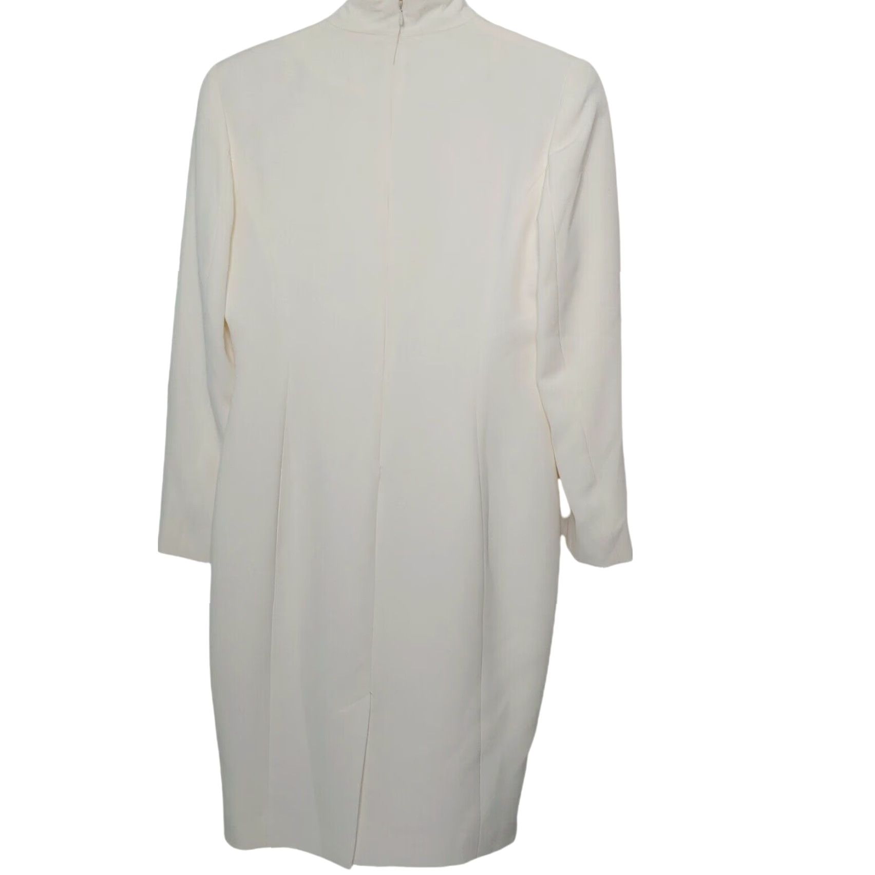 Insight VINTAGE PSI Night Western Wear Dress Shirt Dress Women 10 Ivory Studded USA Cowboy Rancher Formal Size L / US 10 / IT 46 - 4 Thumbnail