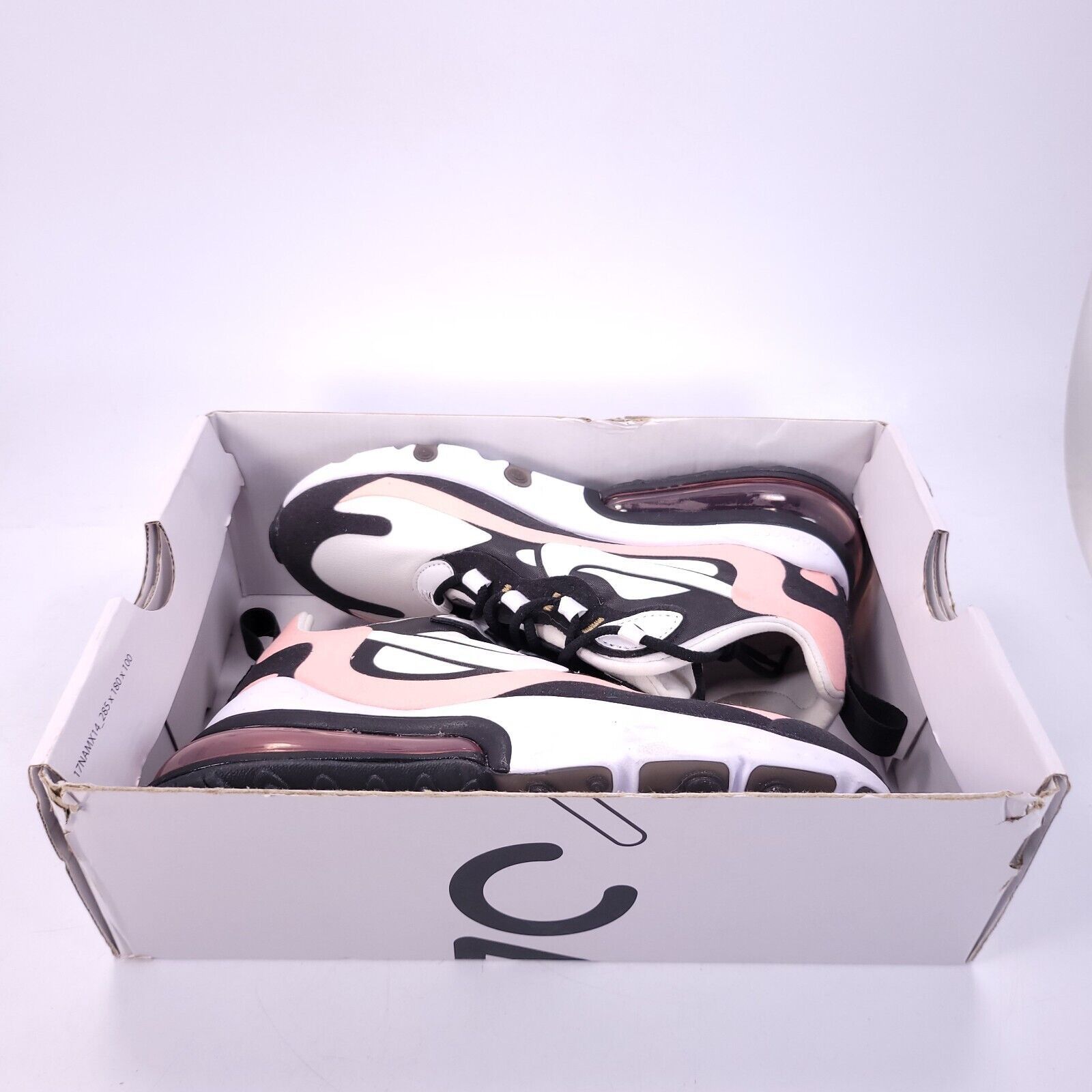 Nike Nike Air Max 270 React Shoe Womens Size 5 AT6174-005 White Size US 5 / IT 35 - 10 Thumbnail