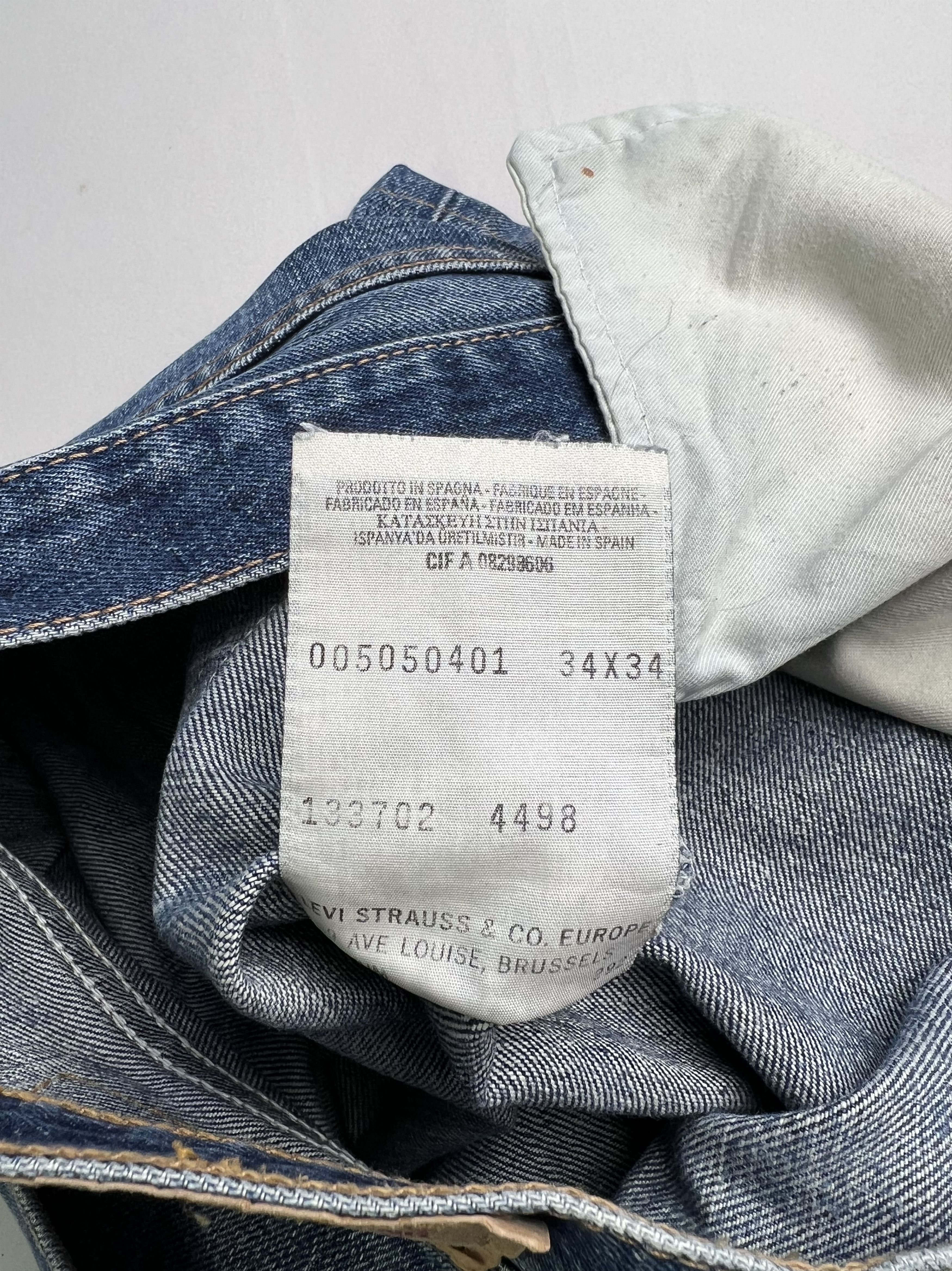 Levi's Levis 505 Jeans Shorts Light Blue Wash W34 Size US 34 / EU 50 - 3 Thumbnail