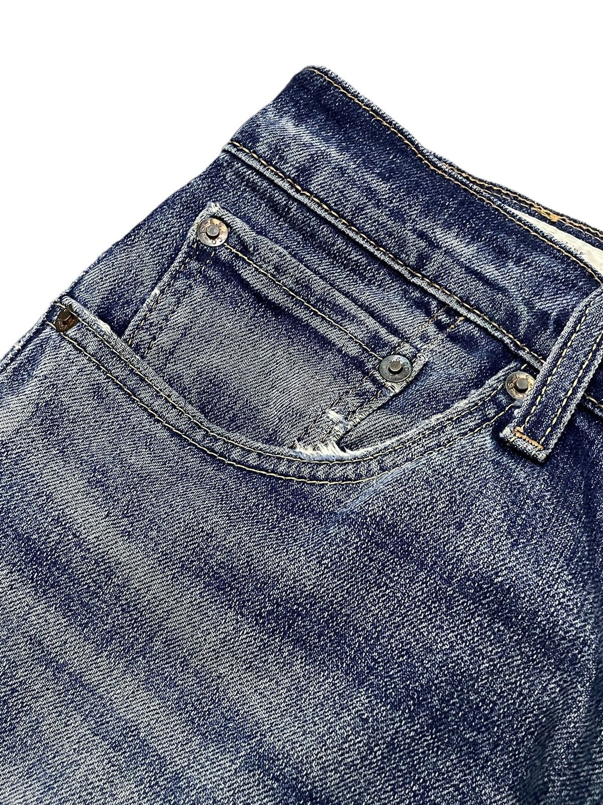 LVC × Levi's × Levi's Made & Crafted Vintage Levis Big E 511 Loose Tapered Leg Distressed Jeans Size US 30 / EU 46 - 9 Thumbnail