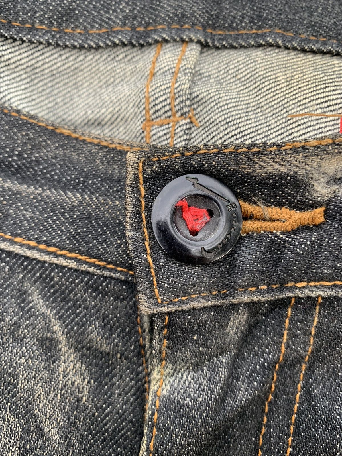 Other JAPANESE BRAND LUMR SELVEDGE RUSTY&FADED DISTRESSED DENIM Size US 35 - 12 Thumbnail