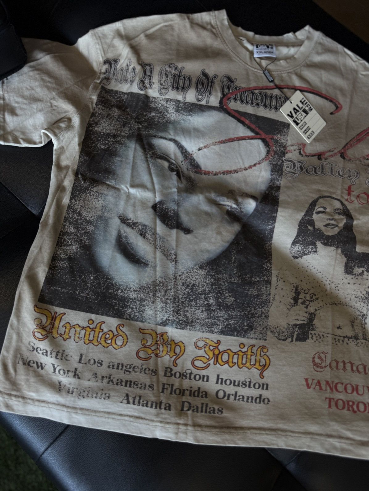 Vale Vale Valley Cream Tee Shirt Size XXL (NEW) Size US XXL / EU 58 / 5 - 3 Thumbnail