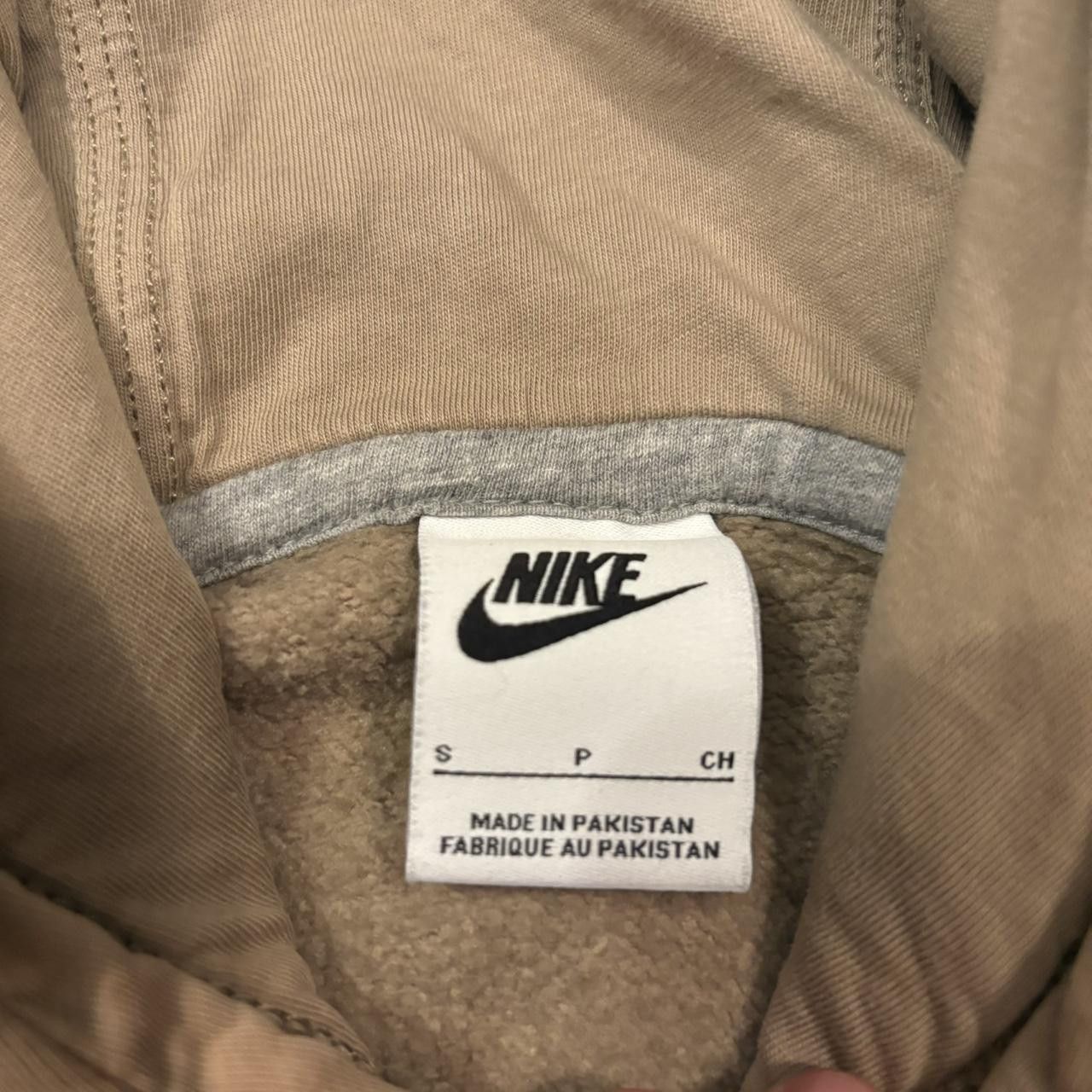 Vintage Crazy Vintage Y2K/2000s Nike Beige Streetwear Style Essential Hoodie! Size US S / EU 44-46 / 1 - 4 Thumbnail