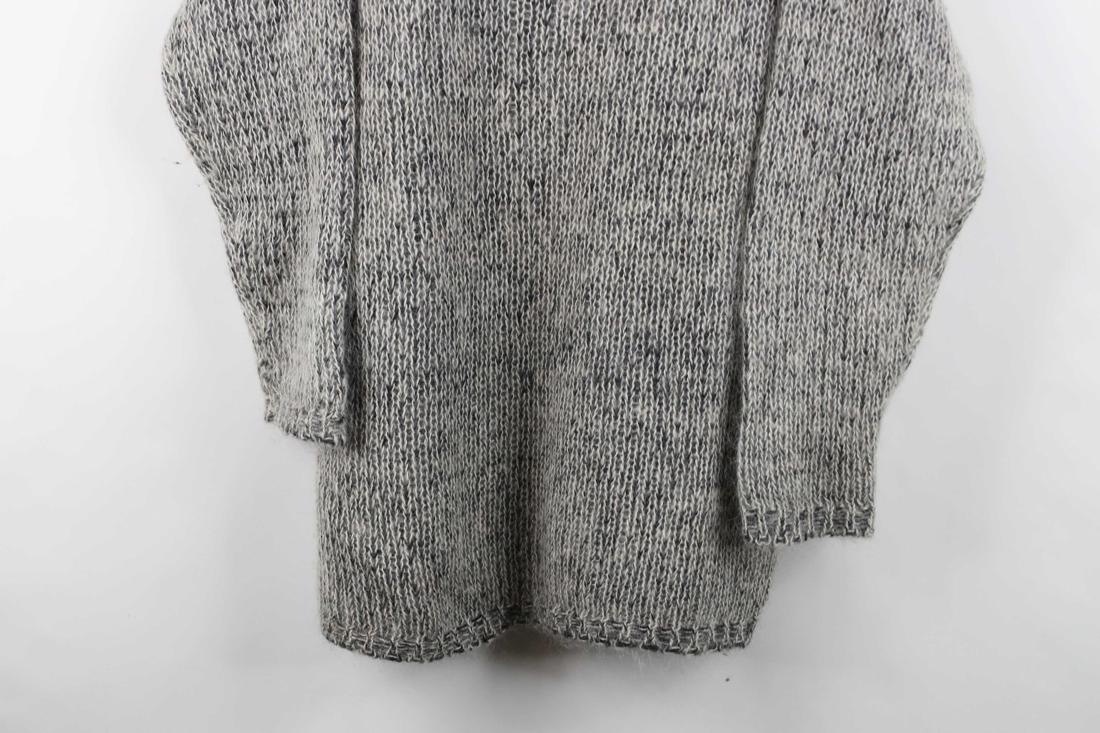 Vintage Vintage 90s Streetwear Mohair Wool Blend Knit Sweater Gray Size M / US 6-8 / IT 42-44 - 3 Thumbnail