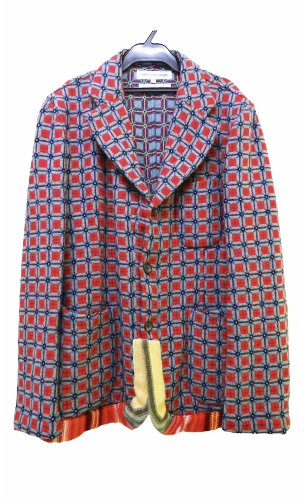 Comme des Garcons × Comme des Garcons SHIRT comme des garçons Junya patchwork Blazar runway Size 48R - 1 Thumbnail