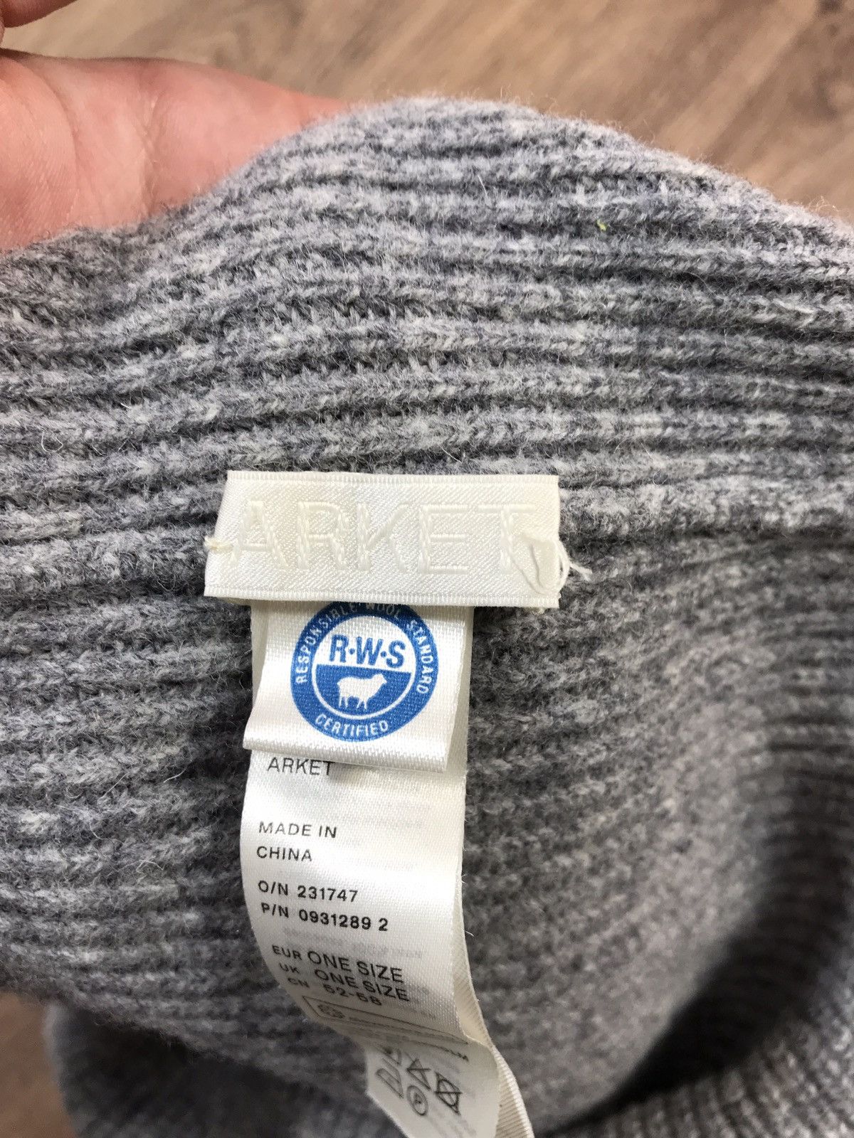 Arket × Japanese Brand Arket Wool Hat Size ONE SIZE - 3 Thumbnail