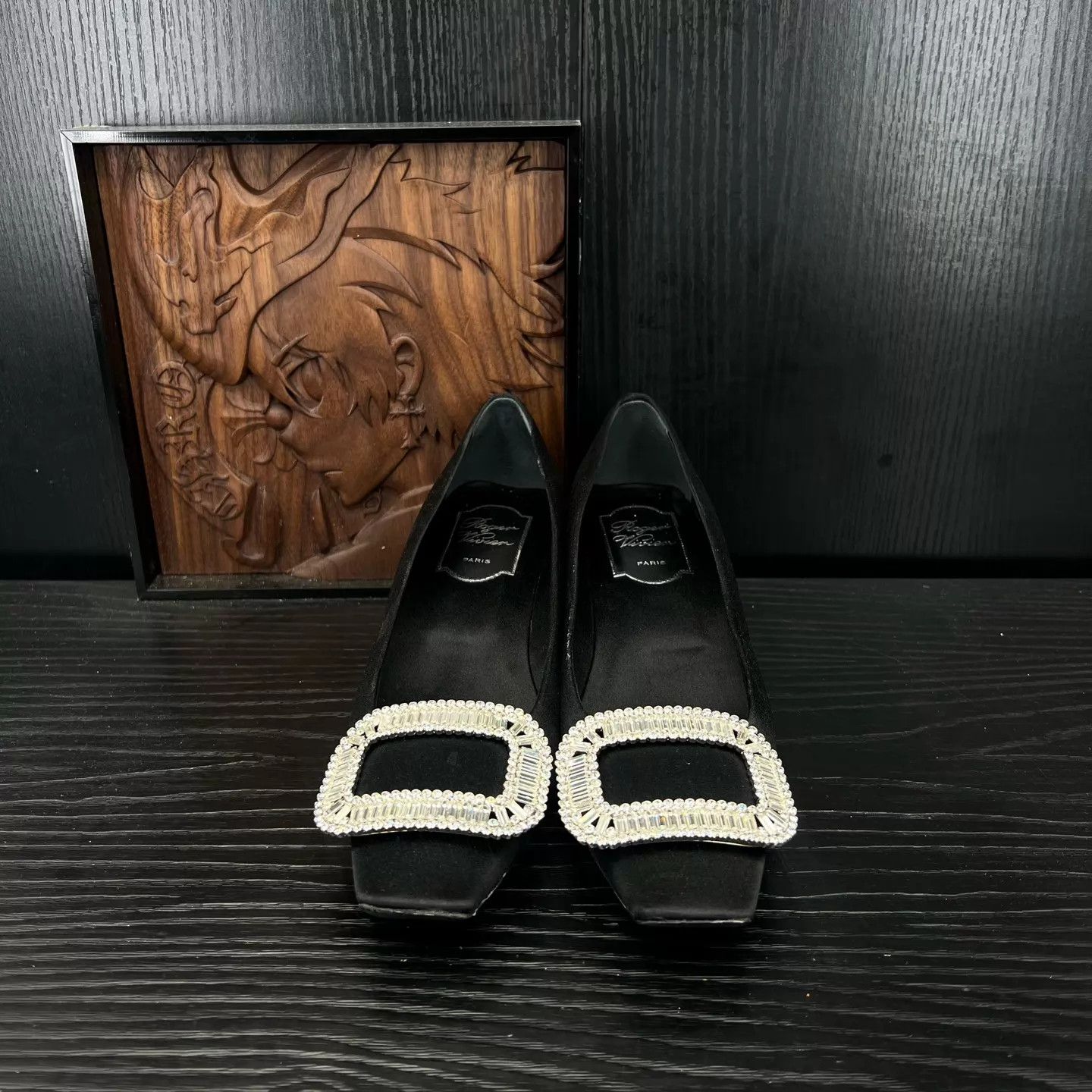 Roger Vivier RV Block Crystal Heels 36 Near New With Box Size US 5.5 / IT 35.5 - 7 Thumbnail