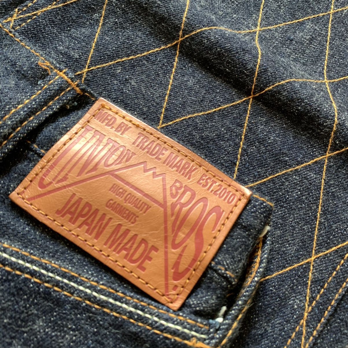 Japanese Brand Vtg 90s Union Bross Double Knee Slevedge Denim Pants Size US 32 / EU 48 - 14 Thumbnail