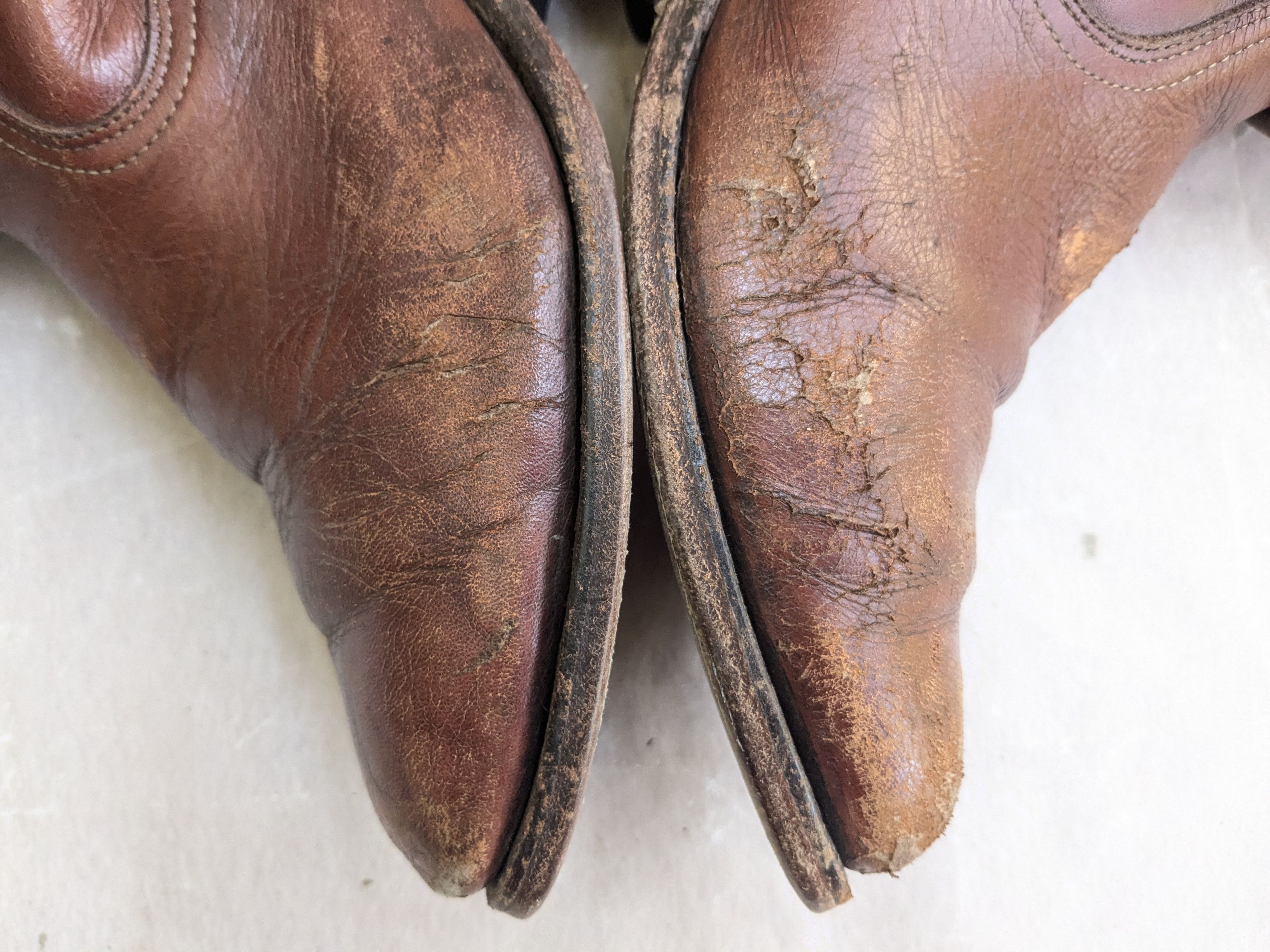 Frye Frye Campus Boots Brown Leather 9.5 M Motorcycle Biker Size US 9.5 / EU 42-43 - 10 Thumbnail