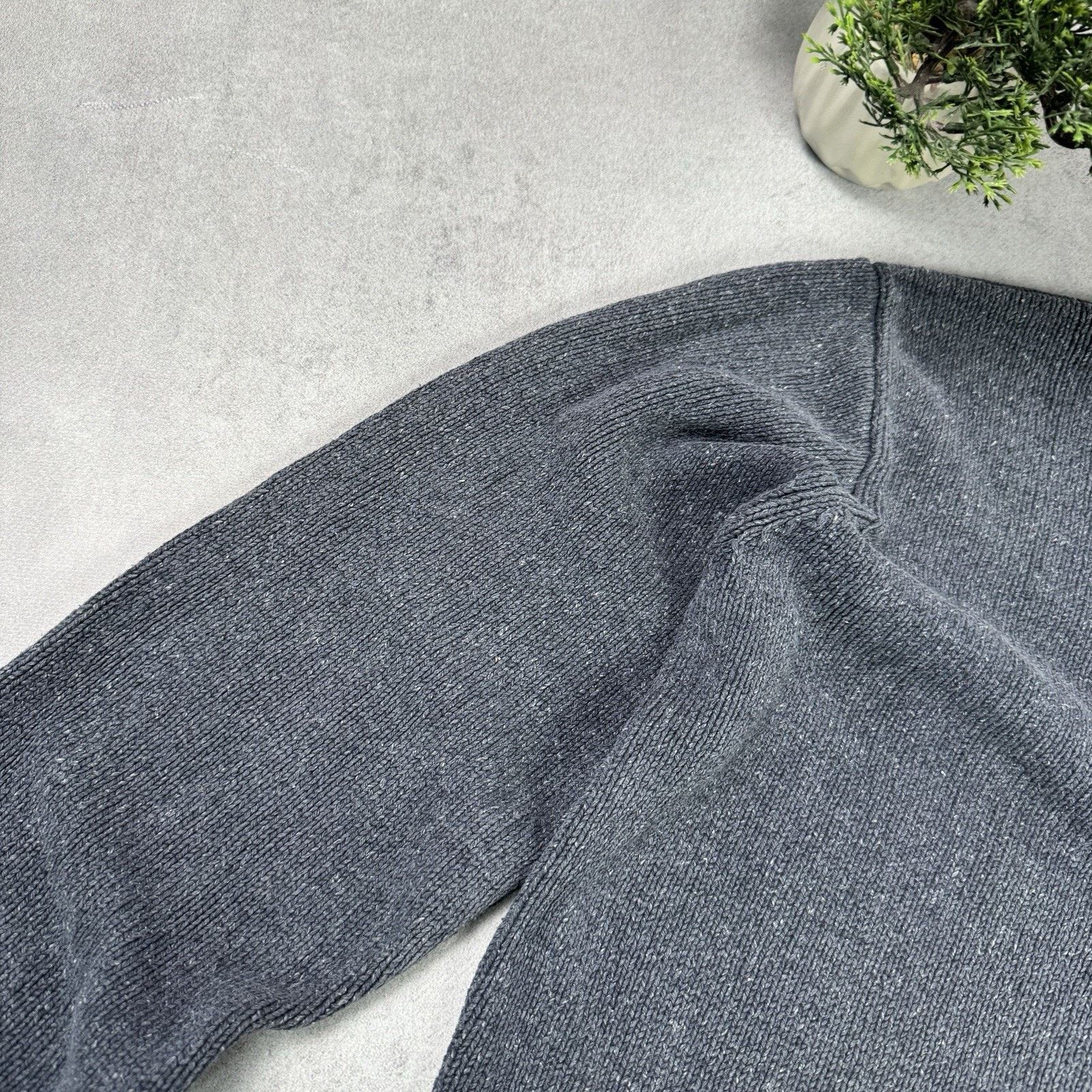 Our Legacy Our Legacy Men 100% Silk Grey Cardigan Size US M / EU 48-50 / 2 - 18 Thumbnail