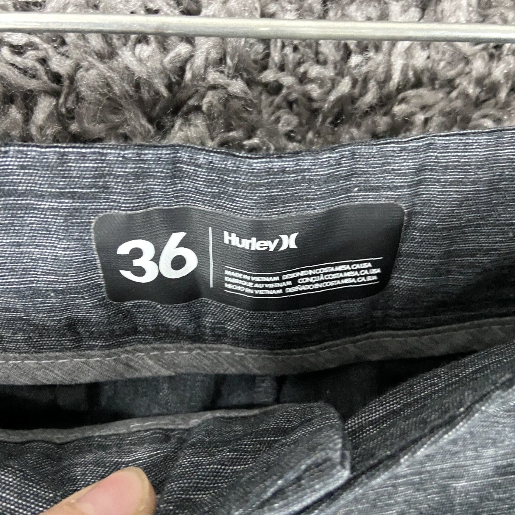 Hurley Hurley Gray Heathered Shorts Men’s 36 Size US 36 / EU 52 - 4 Thumbnail