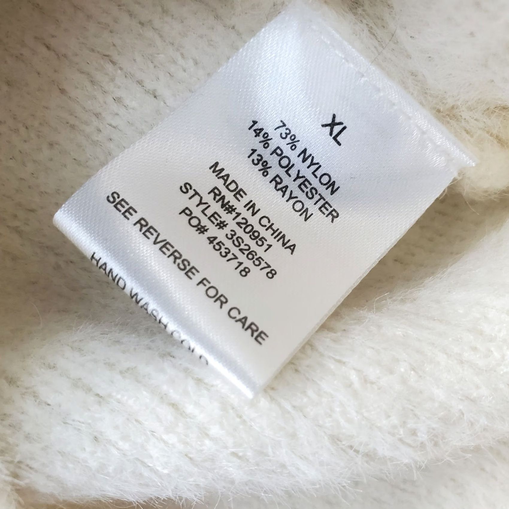 Vintage Pink Rose Wrap Sweater Womens XL Tan Long Sleeve Surplice Knit V-Neck Pullover Casual Shirt Womens Size XL Tan Pink Rose Wrap Sweater Size XL / US 12-14 / IT 48-50 - 6 Thumbnail