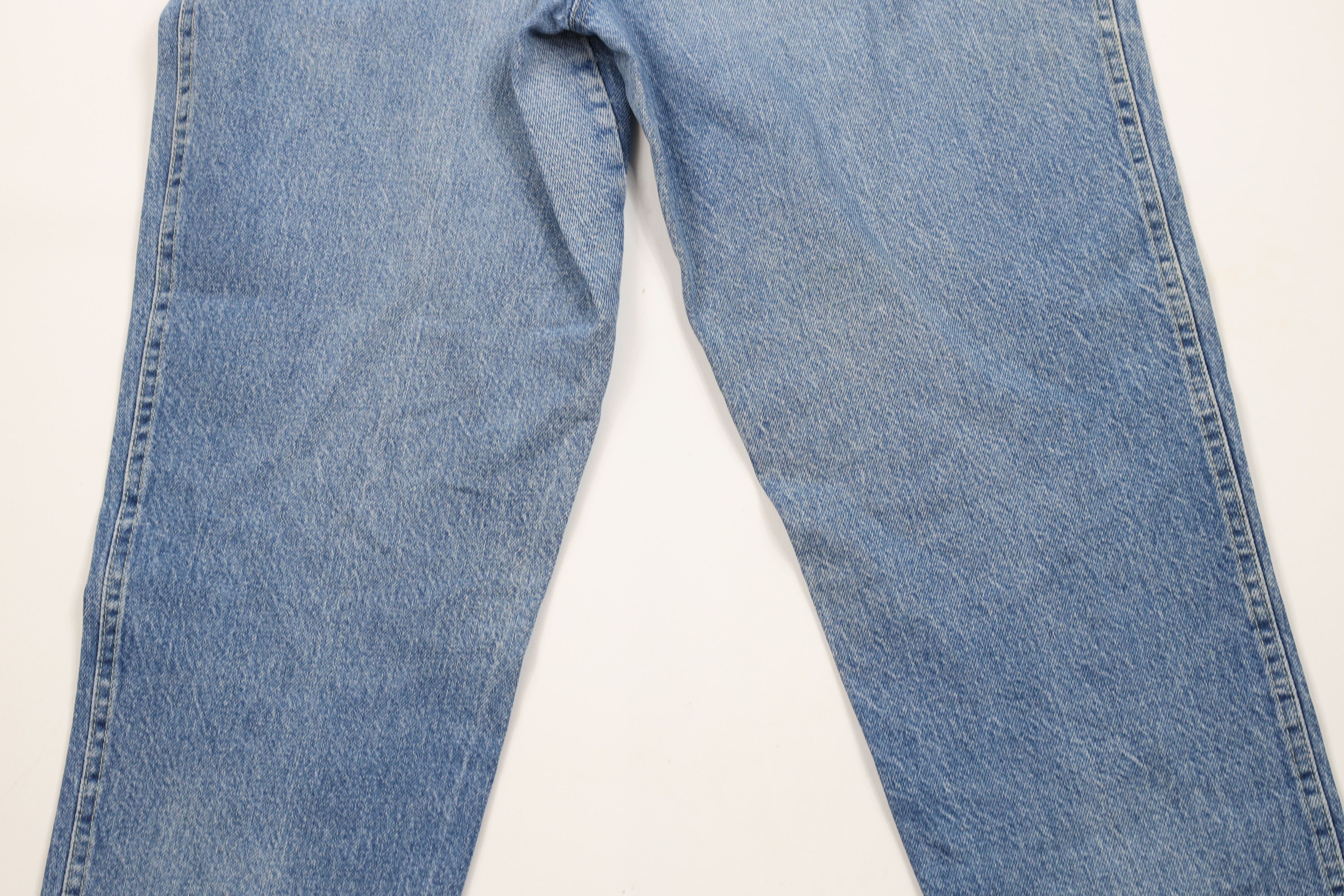 Vintage Vintage 90s Streetwear Tapered Leg Denim Jeans USA Size 34" / US 12 / IT 48 - 11 Thumbnail