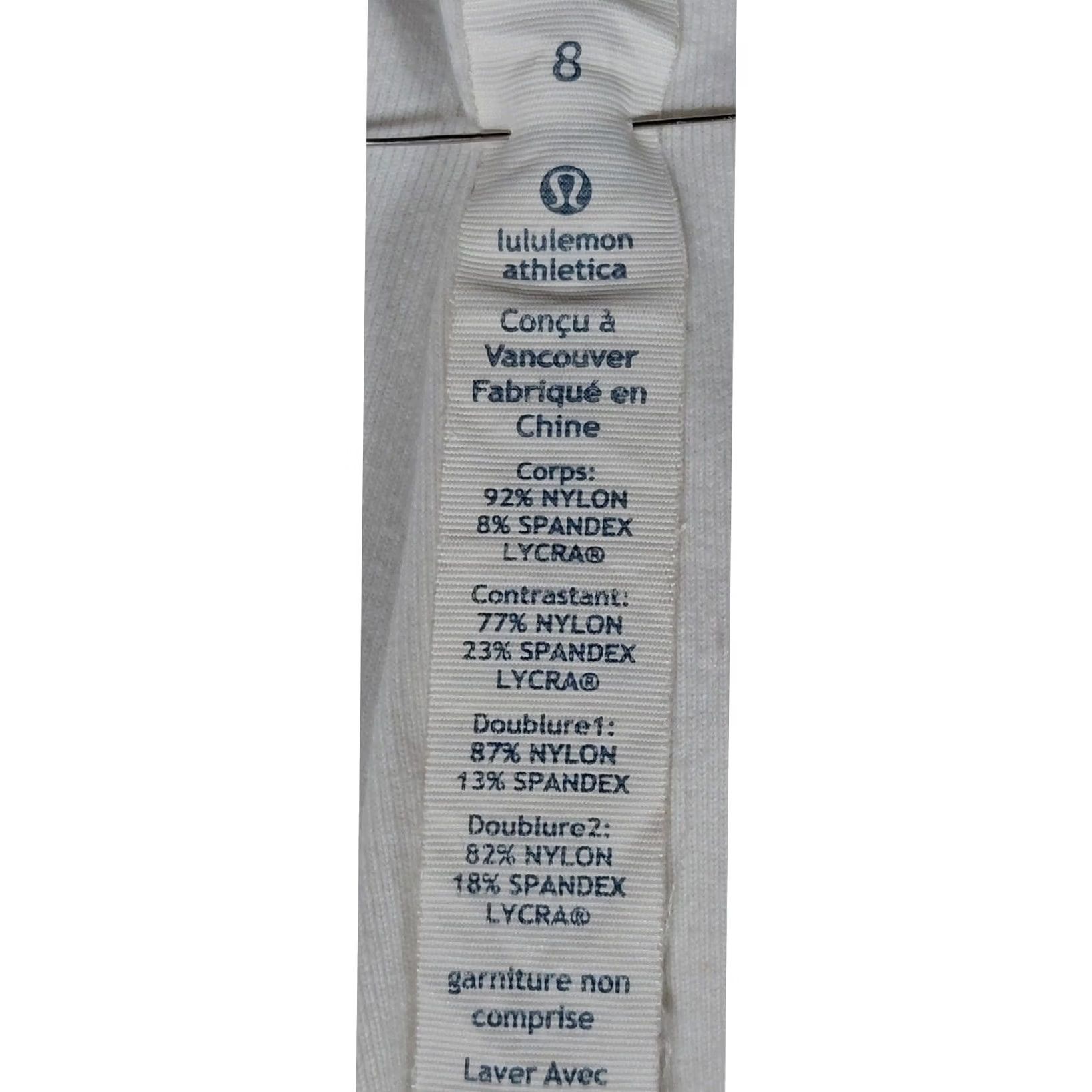 Lululemon Lululemon Athletica White Halter Top Solid Knit Sleeveless Women Size 8 Size M / US 6-8 / IT 42-44 - 3 Thumbnail