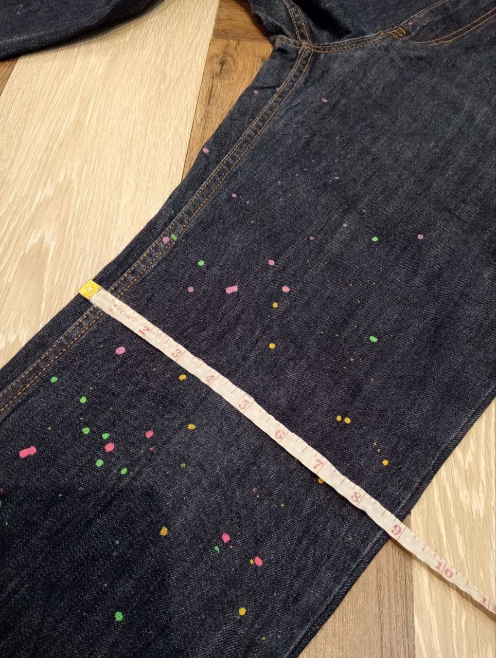 Ne-Net VINTAGE NE-NET ISSEY MIYAKE PAINTER DENIM PANTS Size US 30 / EU 46 - 16 Thumbnail