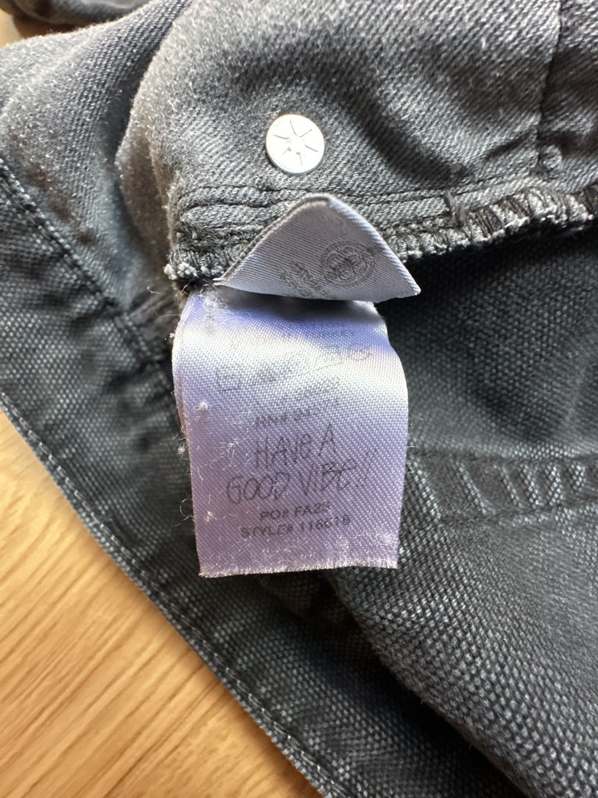 Stussy Stussy Big Ol’ Jeans Washed Canvas - Black (Size 32) Size US 32 / EU 48 - 8 Thumbnail