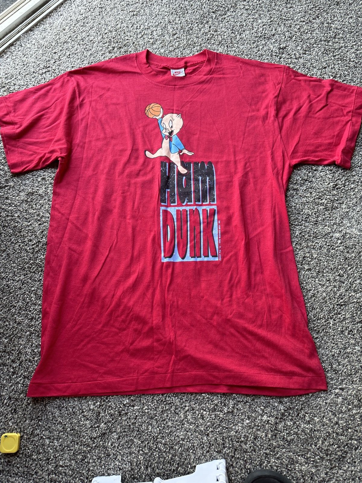 Nike × Vintage Michael Jordan porky pig tshirt Sz xl Size US XL / EU 56 / 4 - 1 Thumbnail