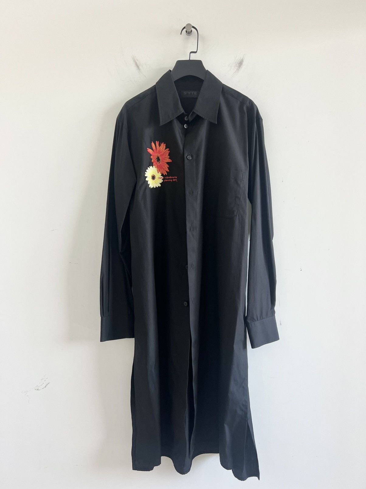 Yohji Yamamoto Yohji Yamamoto S'yte - Flora Embroidery Long Sleeve Shirt Size US L / EU 52-54 / 3 - 2 Thumbnail