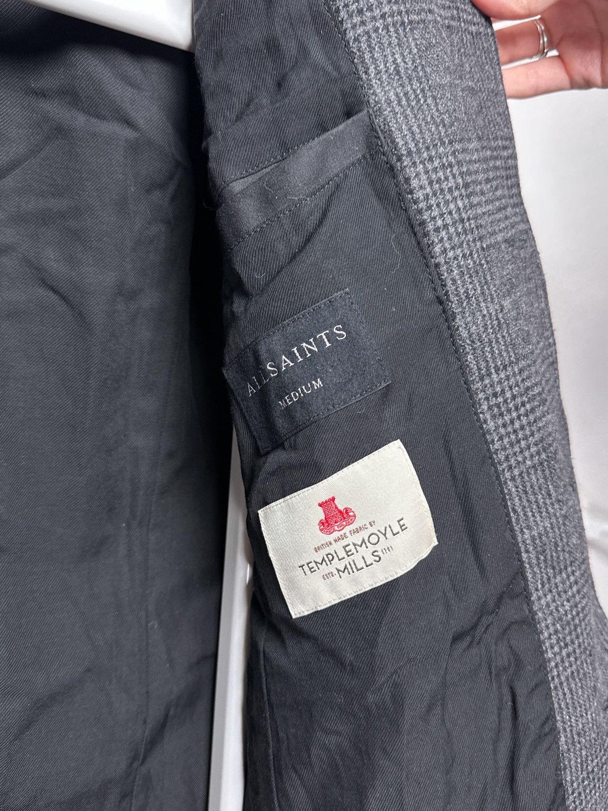 Allsaints AllSaints Athol Blazer Double Layered Jacket Templemoyle Size US M / EU 48-50 / 2 - 7 Thumbnail