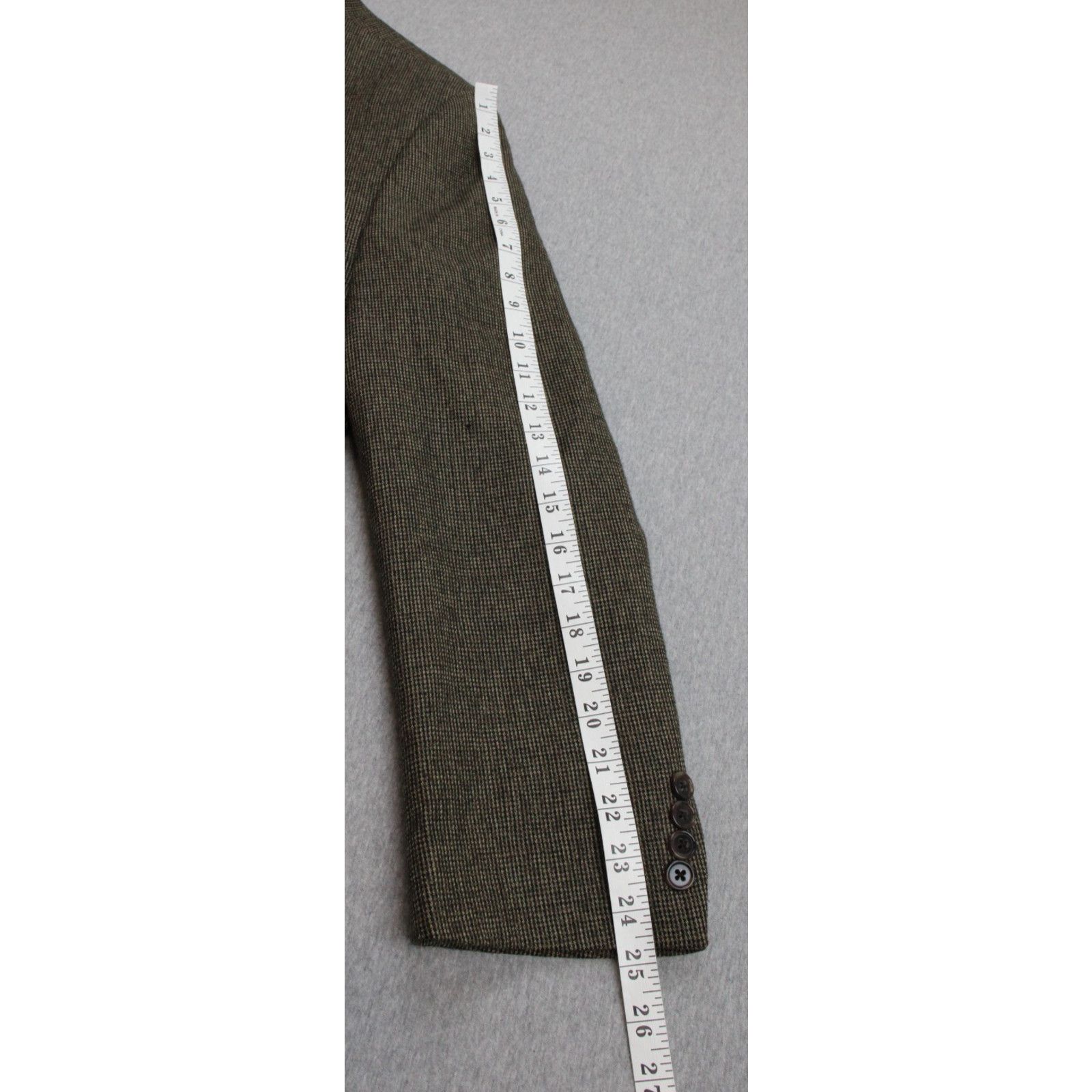 Ralph Lauren Lauren Ralph Lauren Blazer Men's 44R Houndstooth 100% Wool Size 44R - 7 Thumbnail