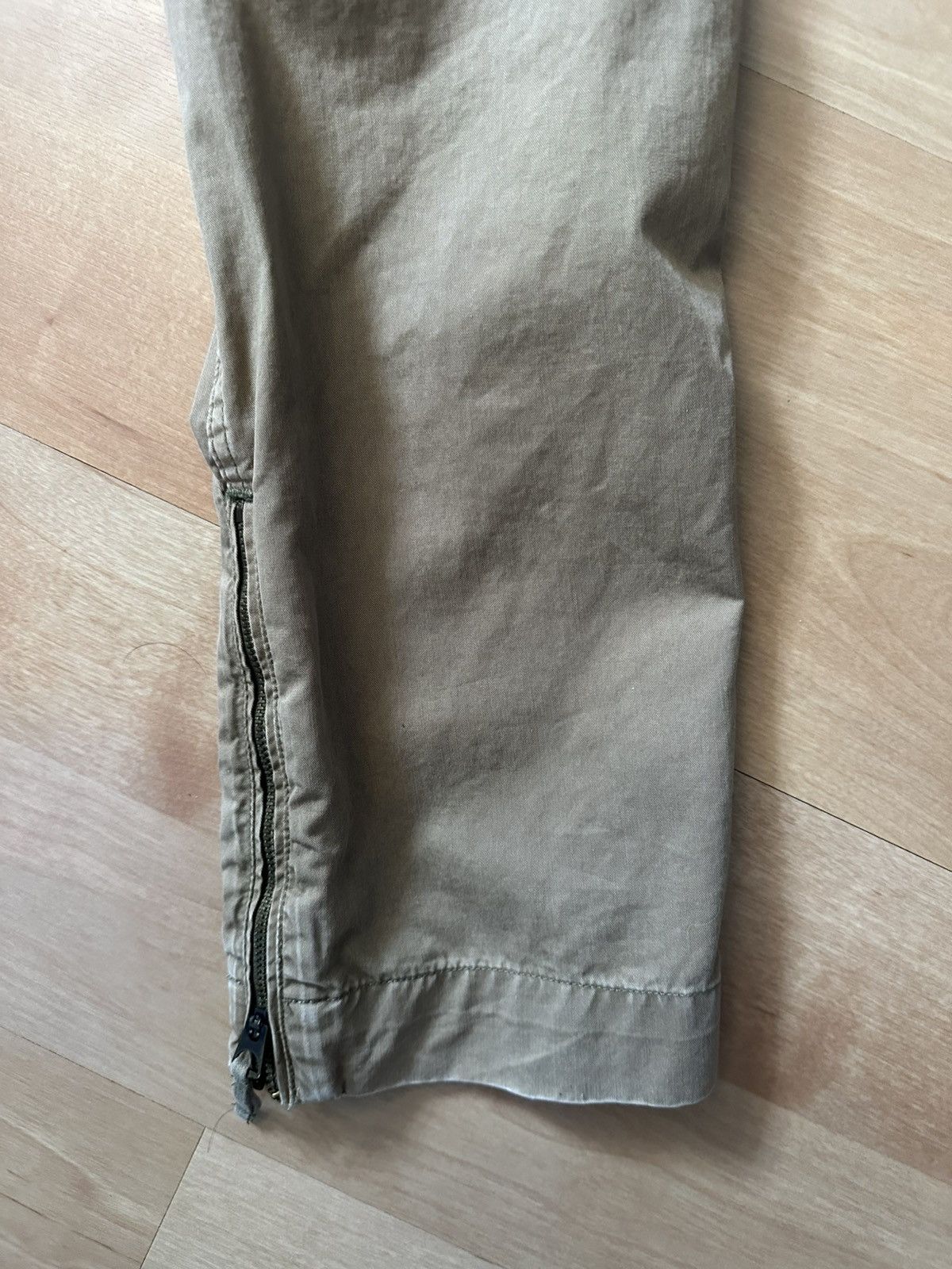 RRL Ralph Lauren RRL khaki cargo military pant Size US 29 - 12 Thumbnail