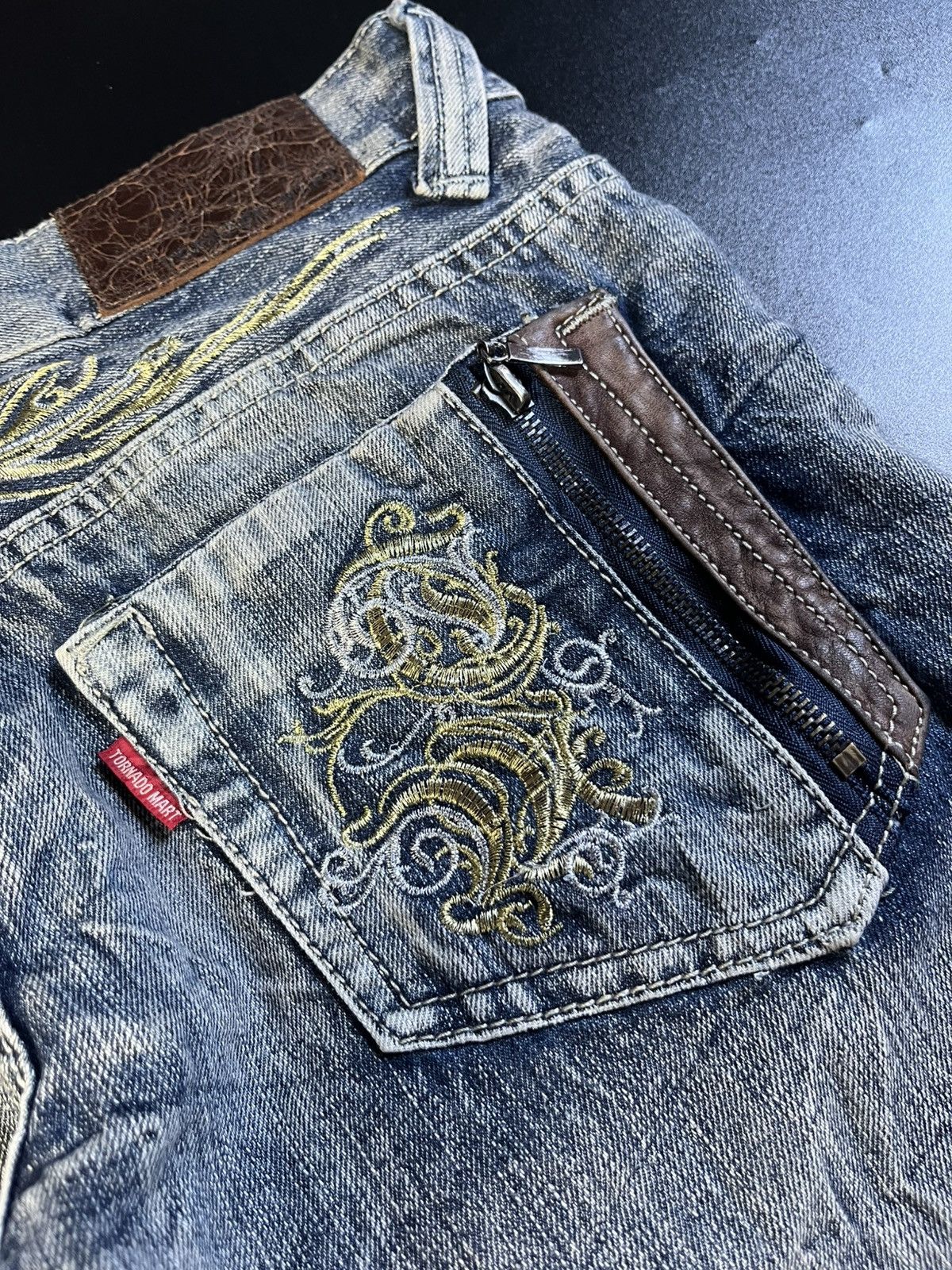 Japanese Brand × Le Grande Bleu (L.G.B.) × Tornado Mart TRIBAL TORNADO MART PUNK Size US 30 / EU 46 - 7 Thumbnail