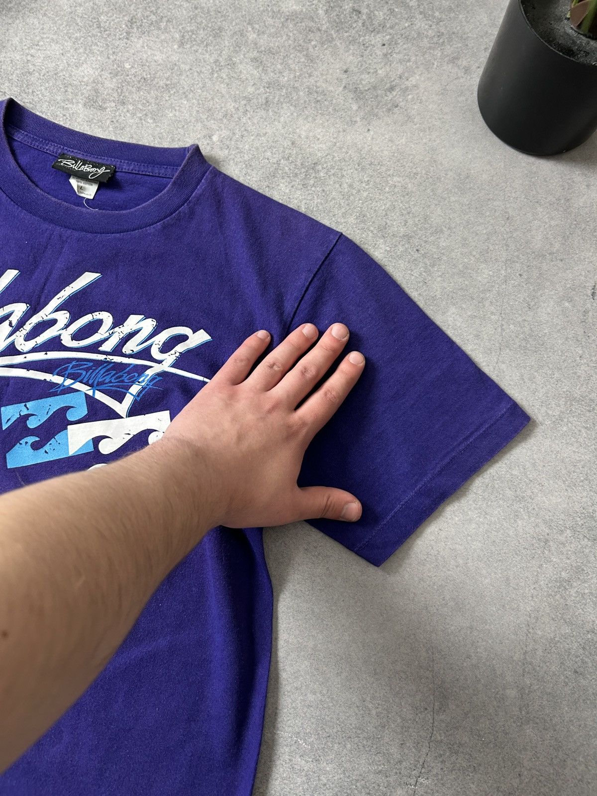Billabong Vintage Billabong surf style 90s big logo purple shirt Size US M / EU 48-50 / 2 - 3 Thumbnail