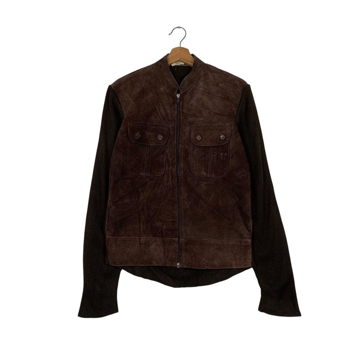Japanese Brand Kindmark Cowhide Leather Jacket Size US S / EU 44-46 / 1 - 1 Thumbnail